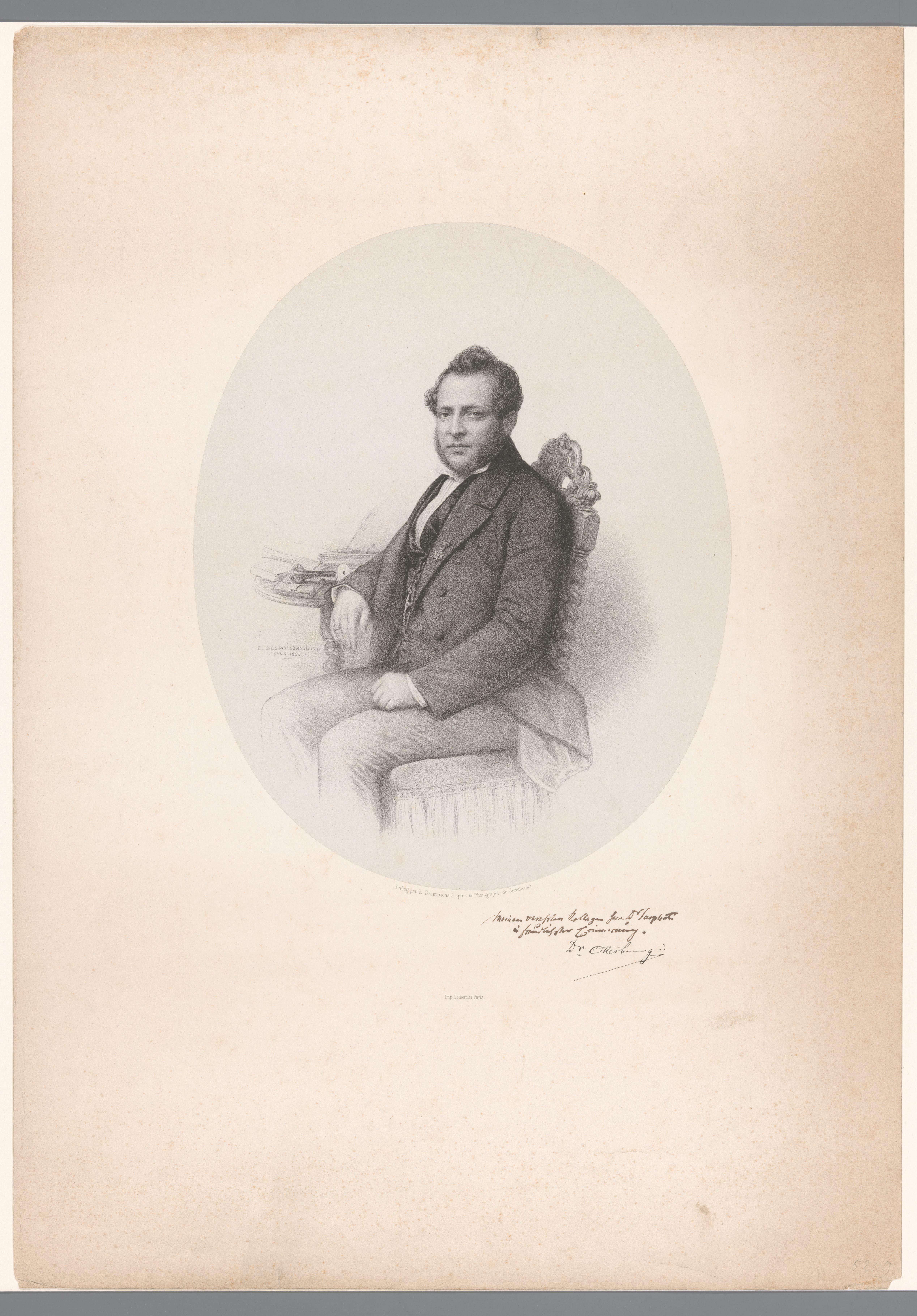 Portret van Salomon-Jonas Otterbourg