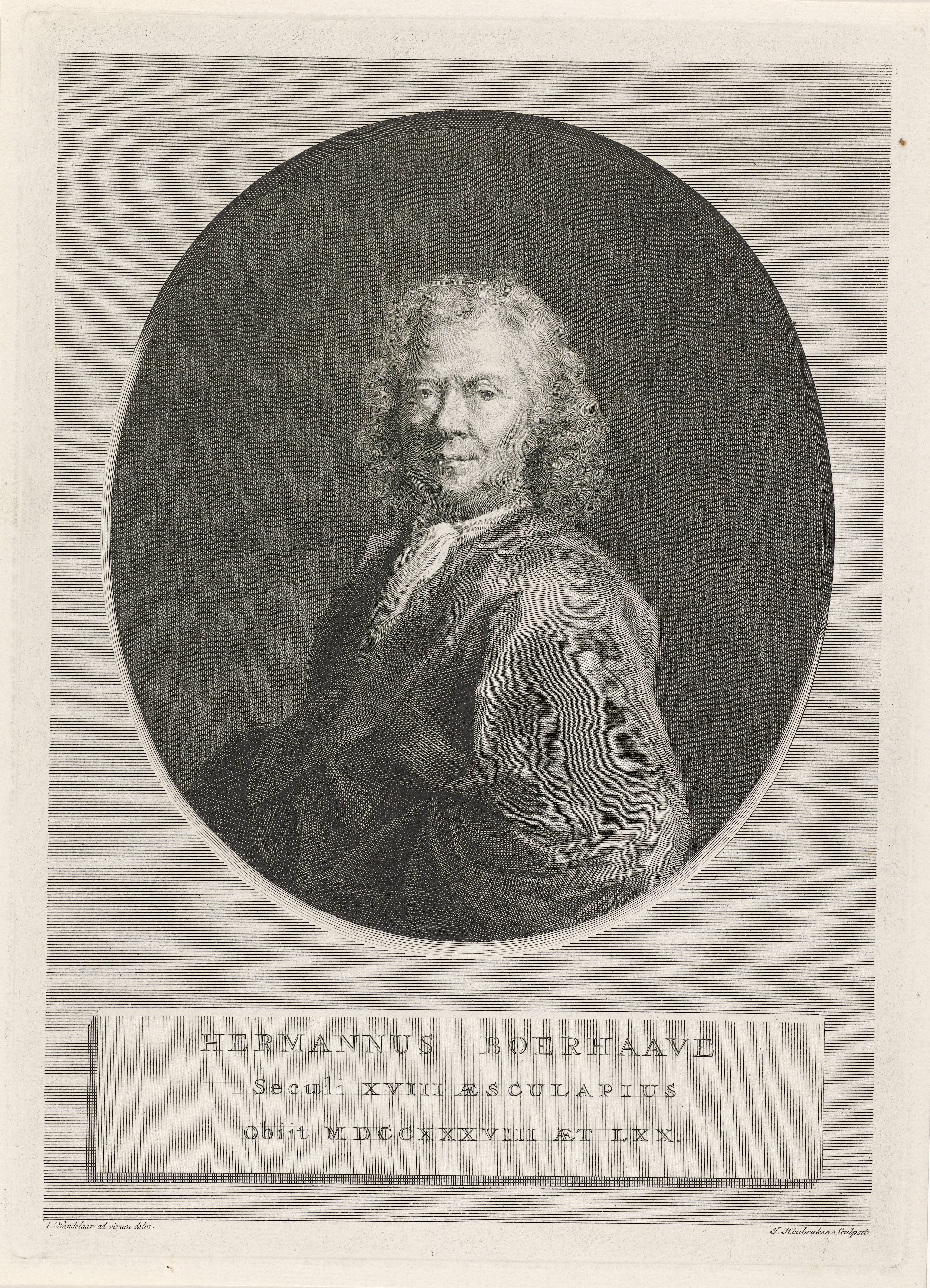 Portret van Hermanus Boerhaave