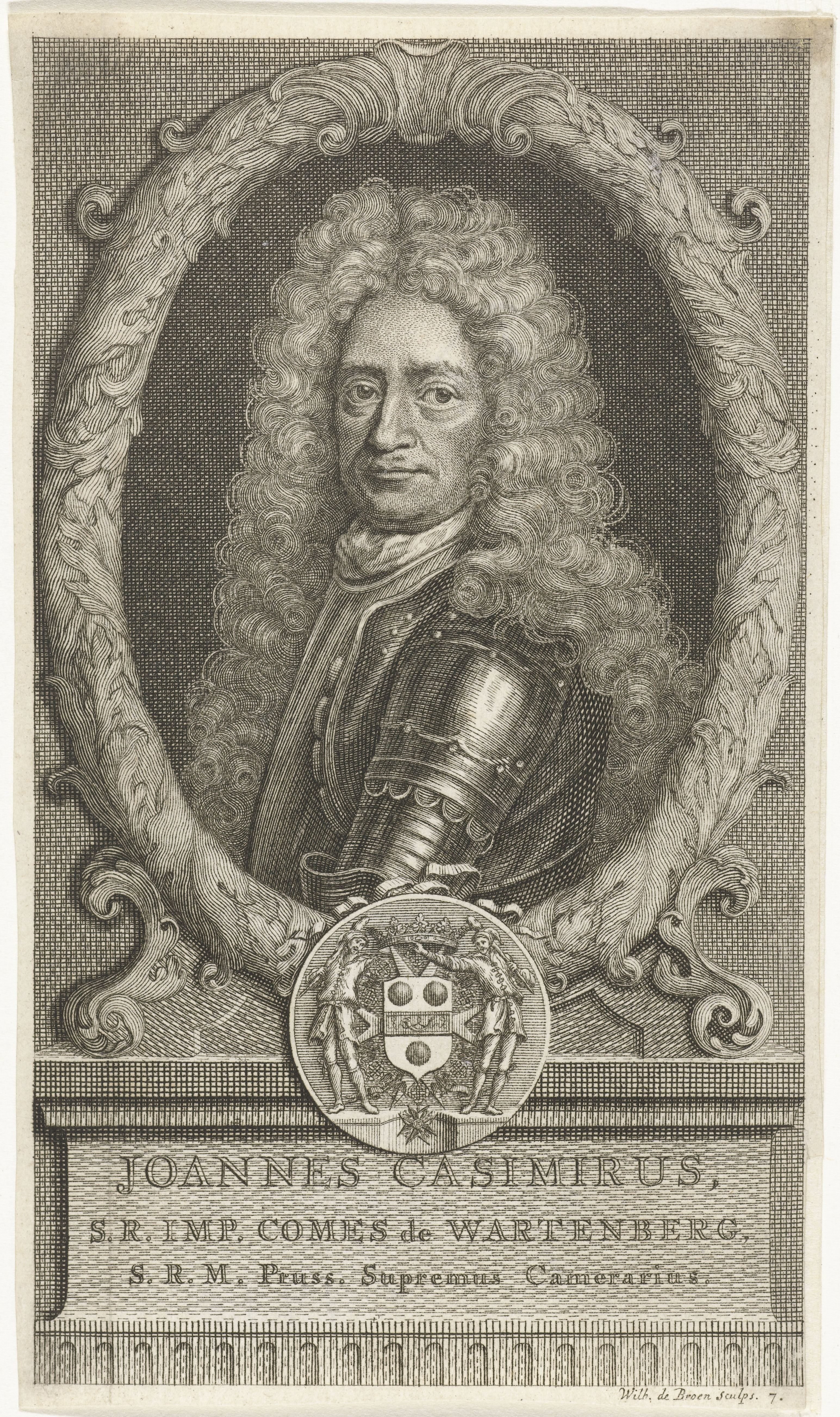Portret van Johann Casimir Kolbe von Wartenberg