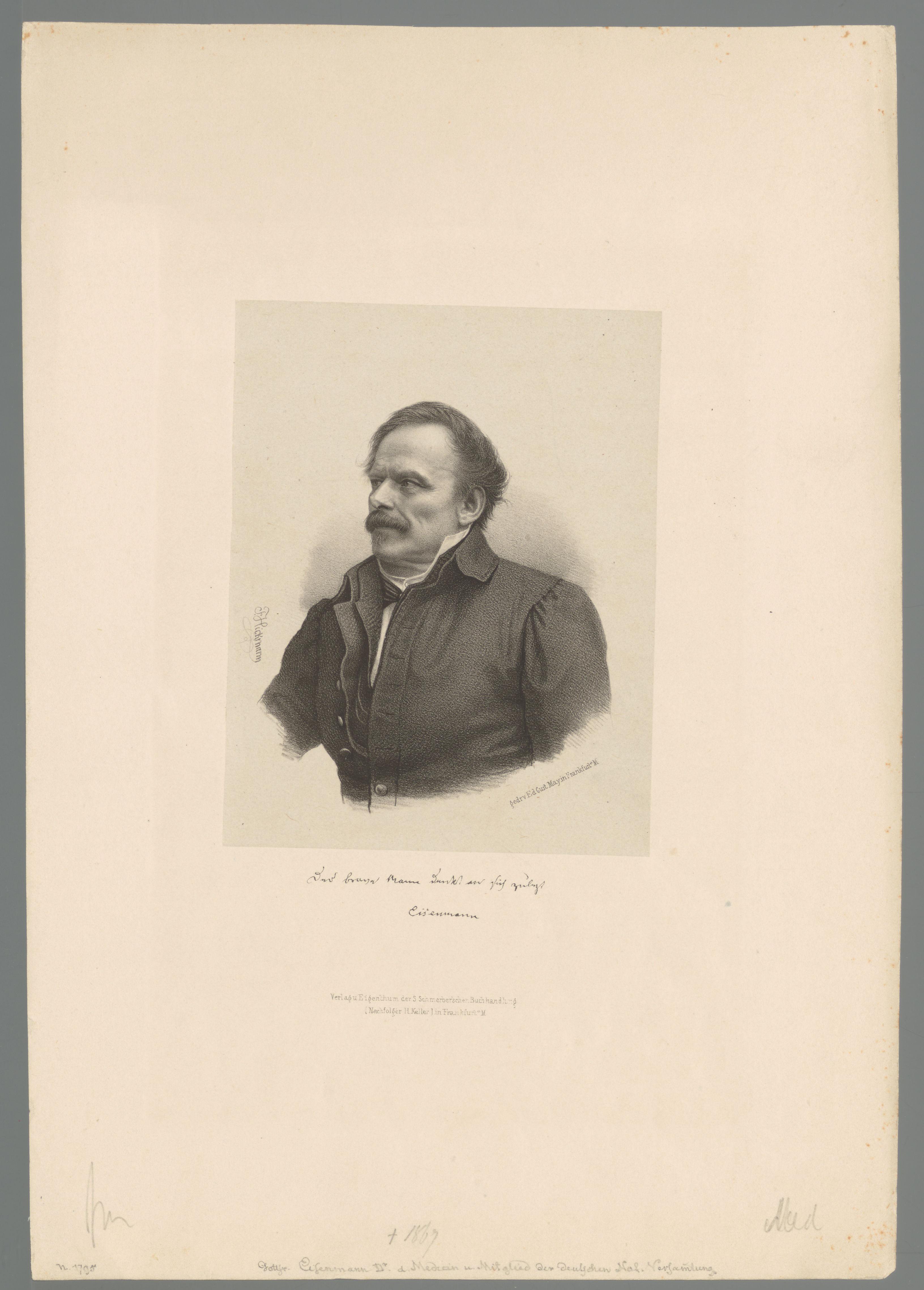 Portret van Gottfried Eisenmann