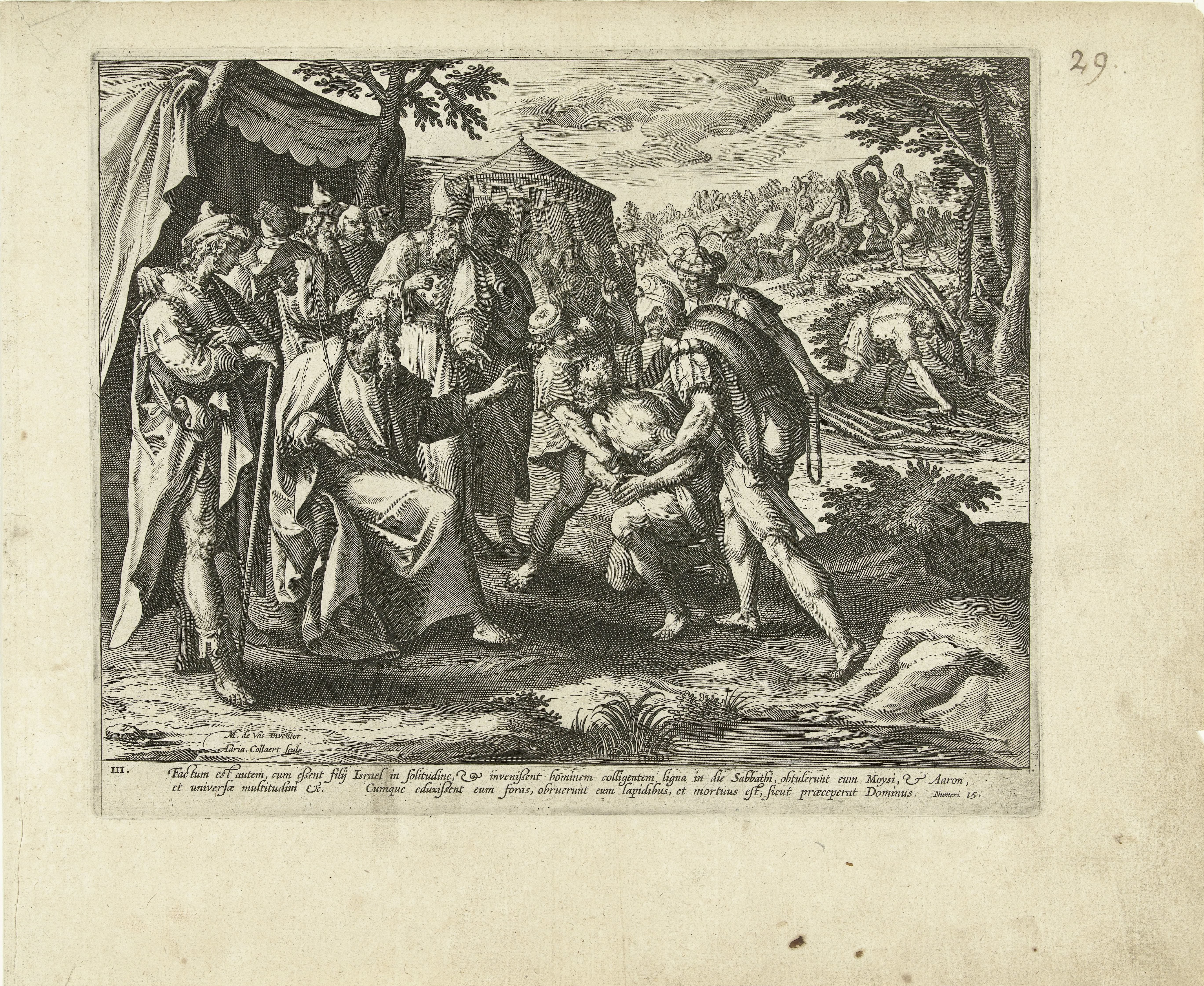 Bestraffing van de overtreder van de sabbat: het derde Gebod