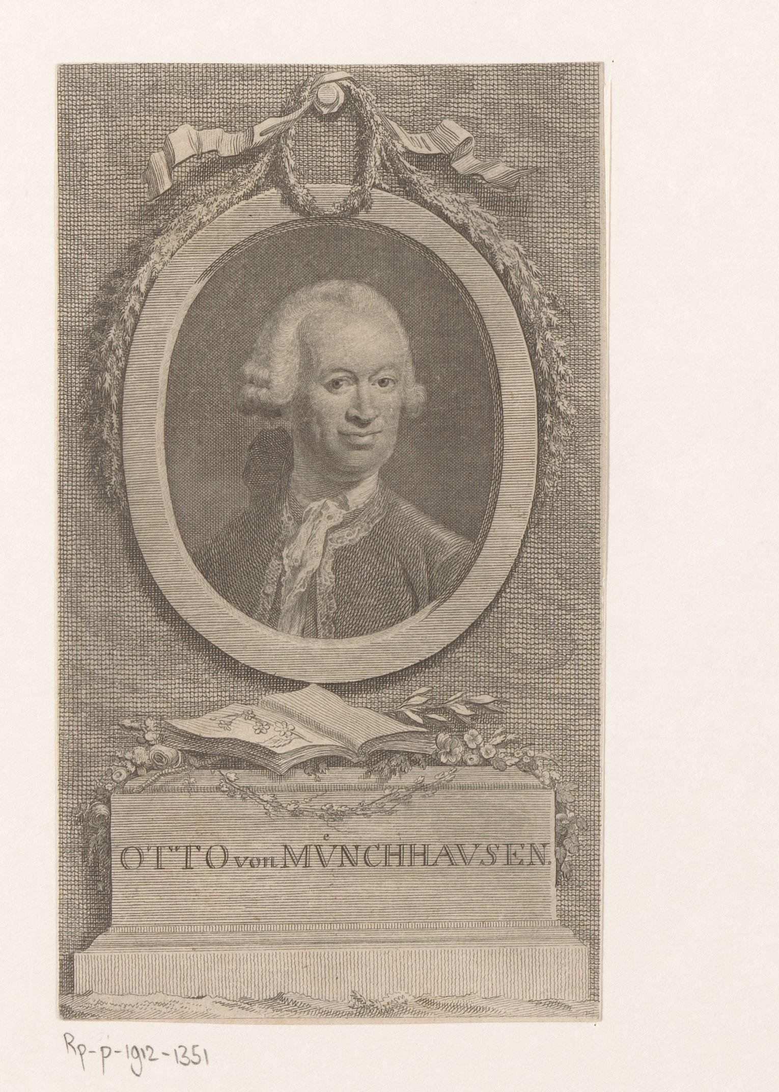 Portret van Otto von Münchhausen