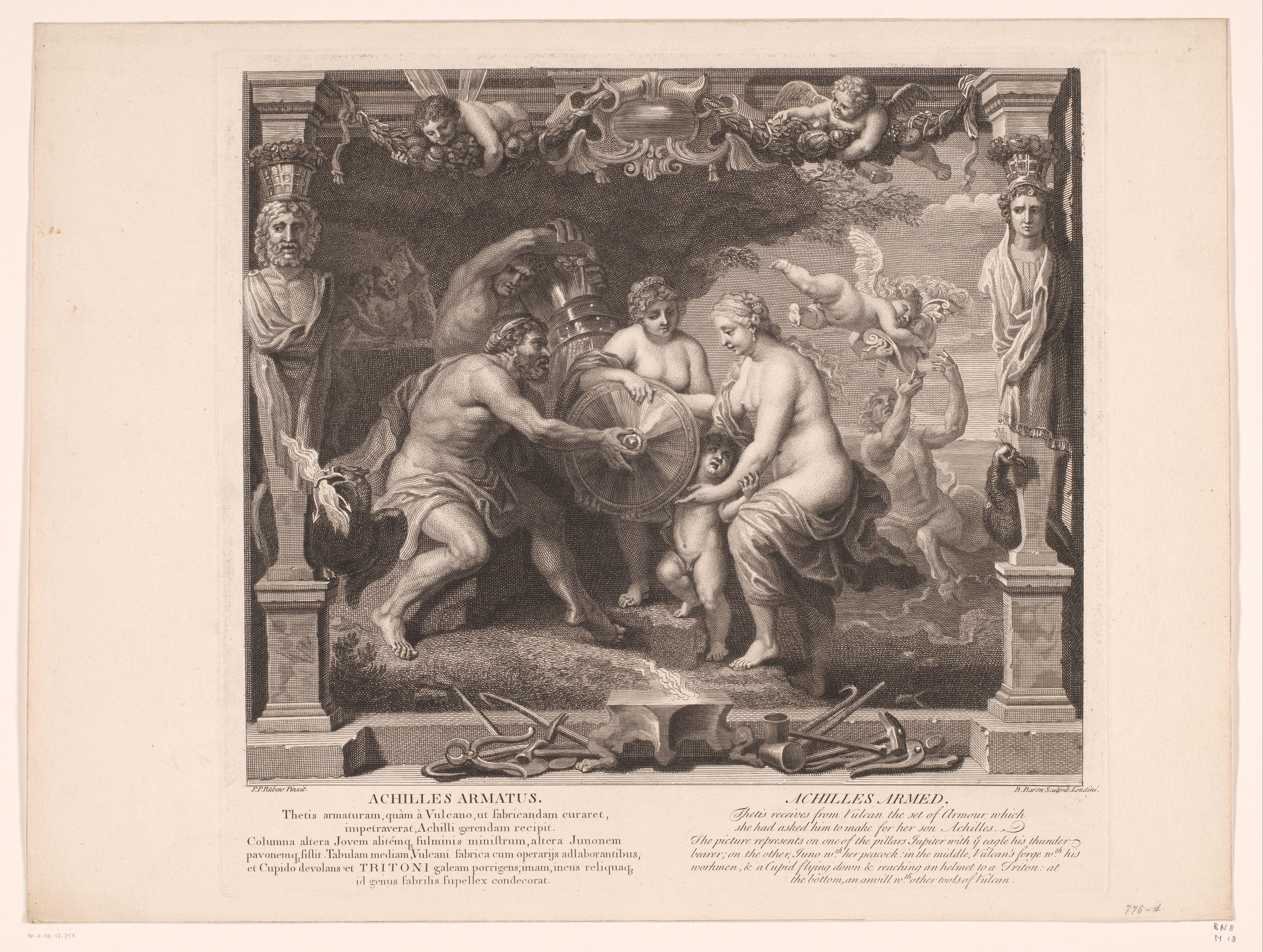 Achilles bewapent zich