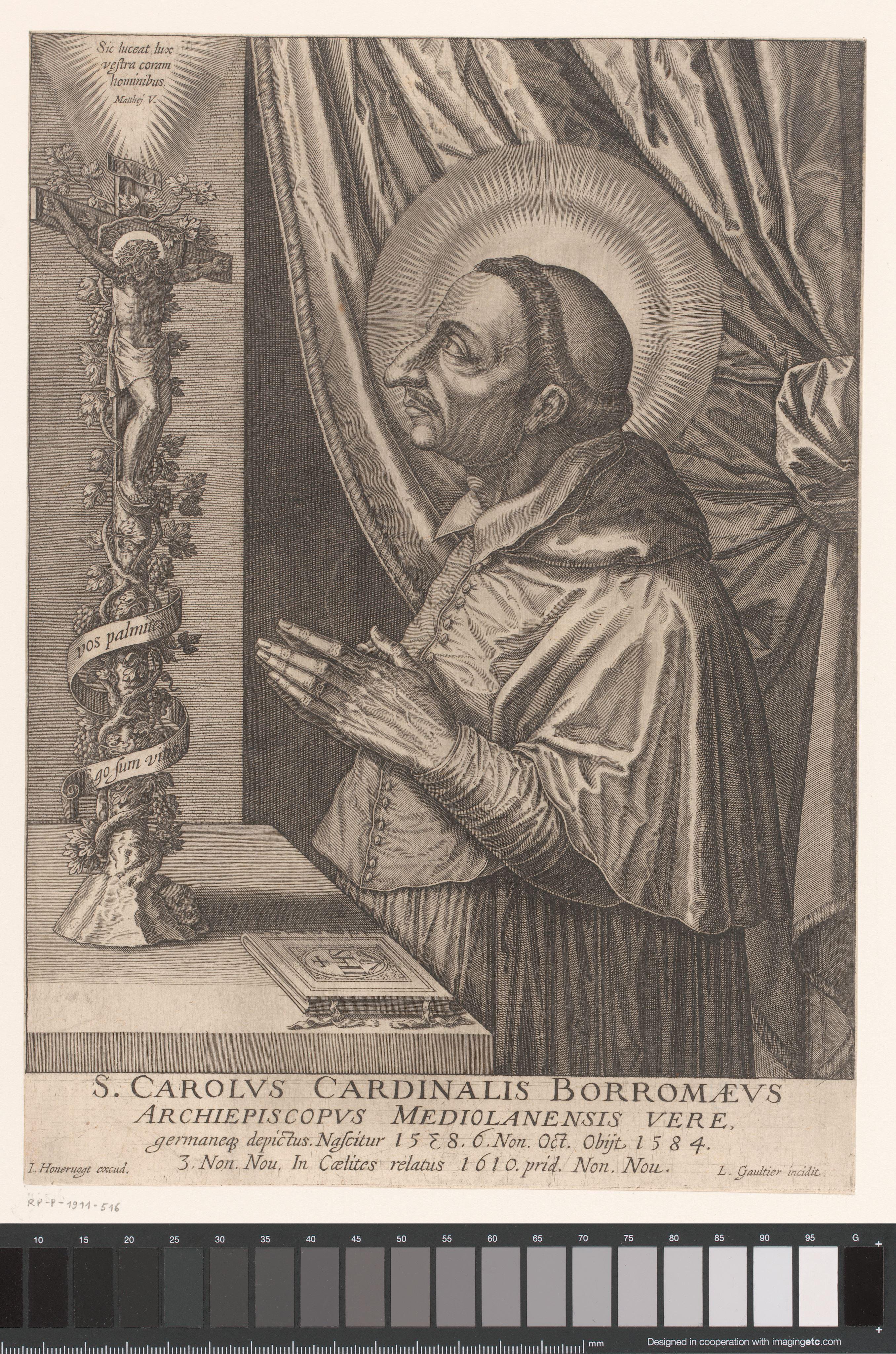 Carolus Borromeus in gebed