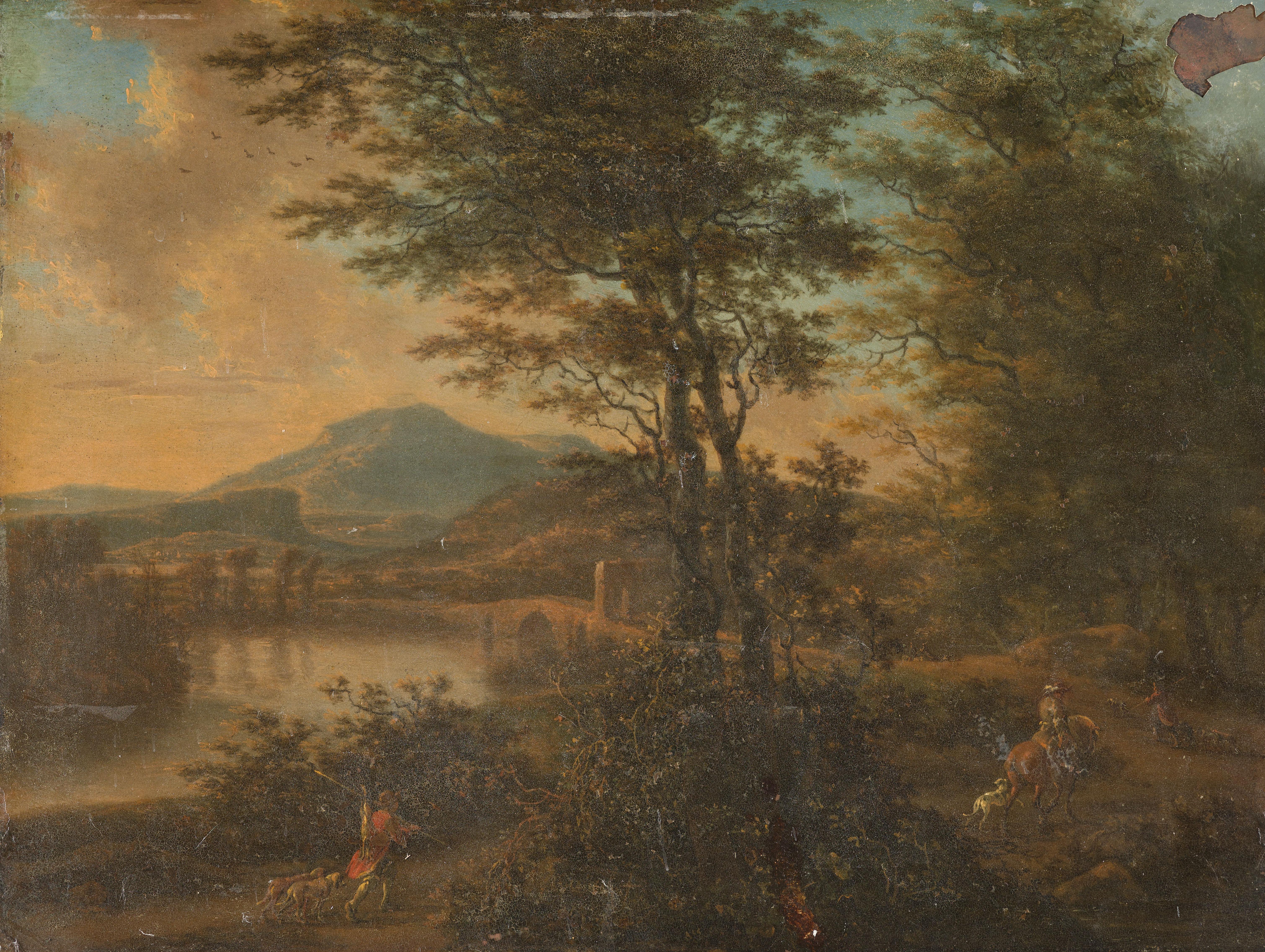 Italian Landscape at Sunset