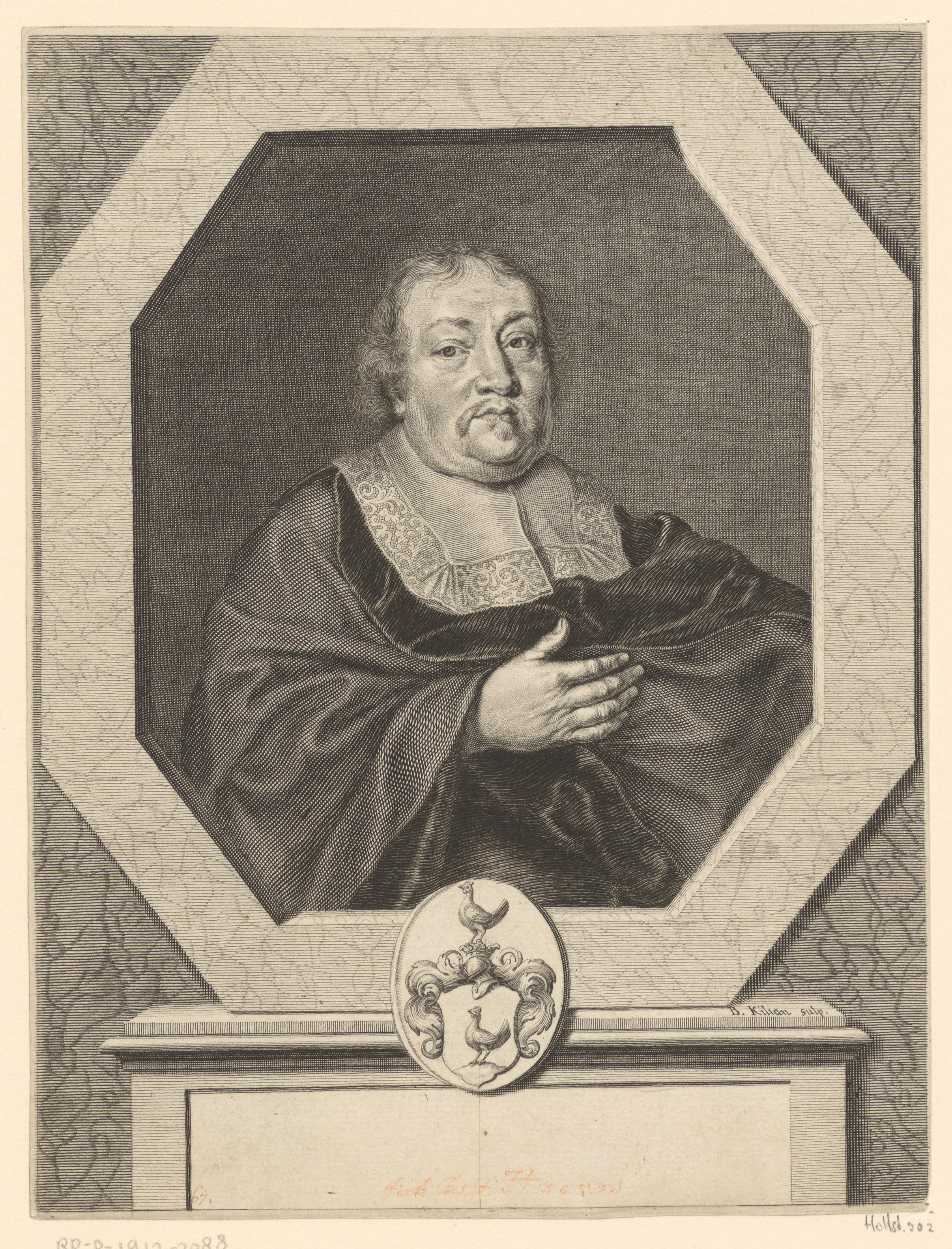Portret van Georg Christoph Hön