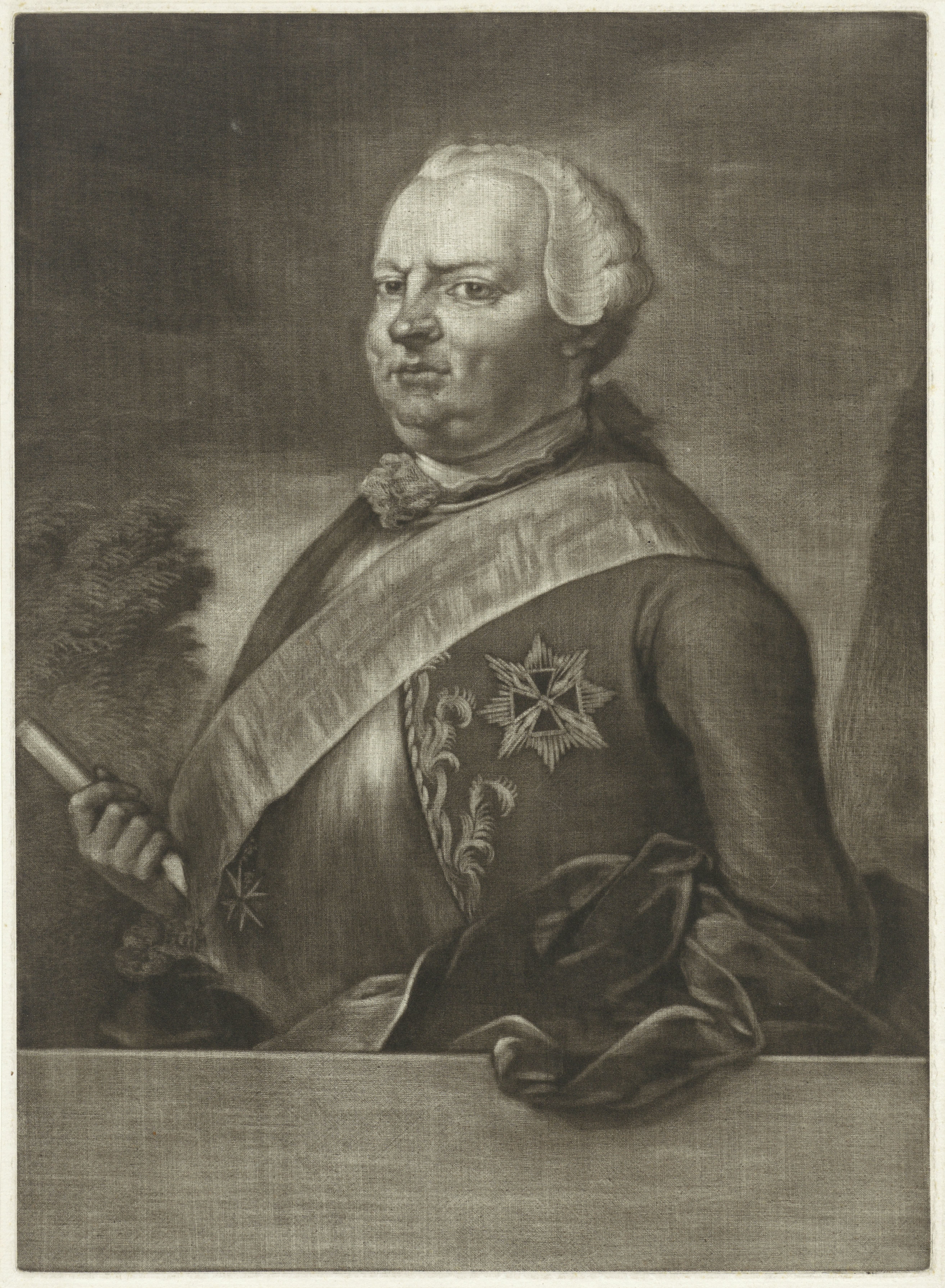 Portret van Lodewijk Ernst, hertog van Brunswijk-Wolfenbüttel