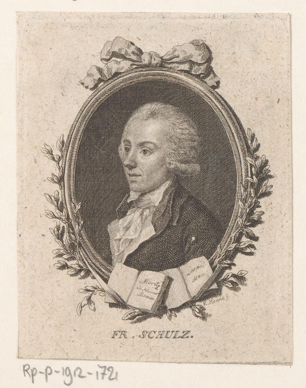 Portret van Friedrich Schulz