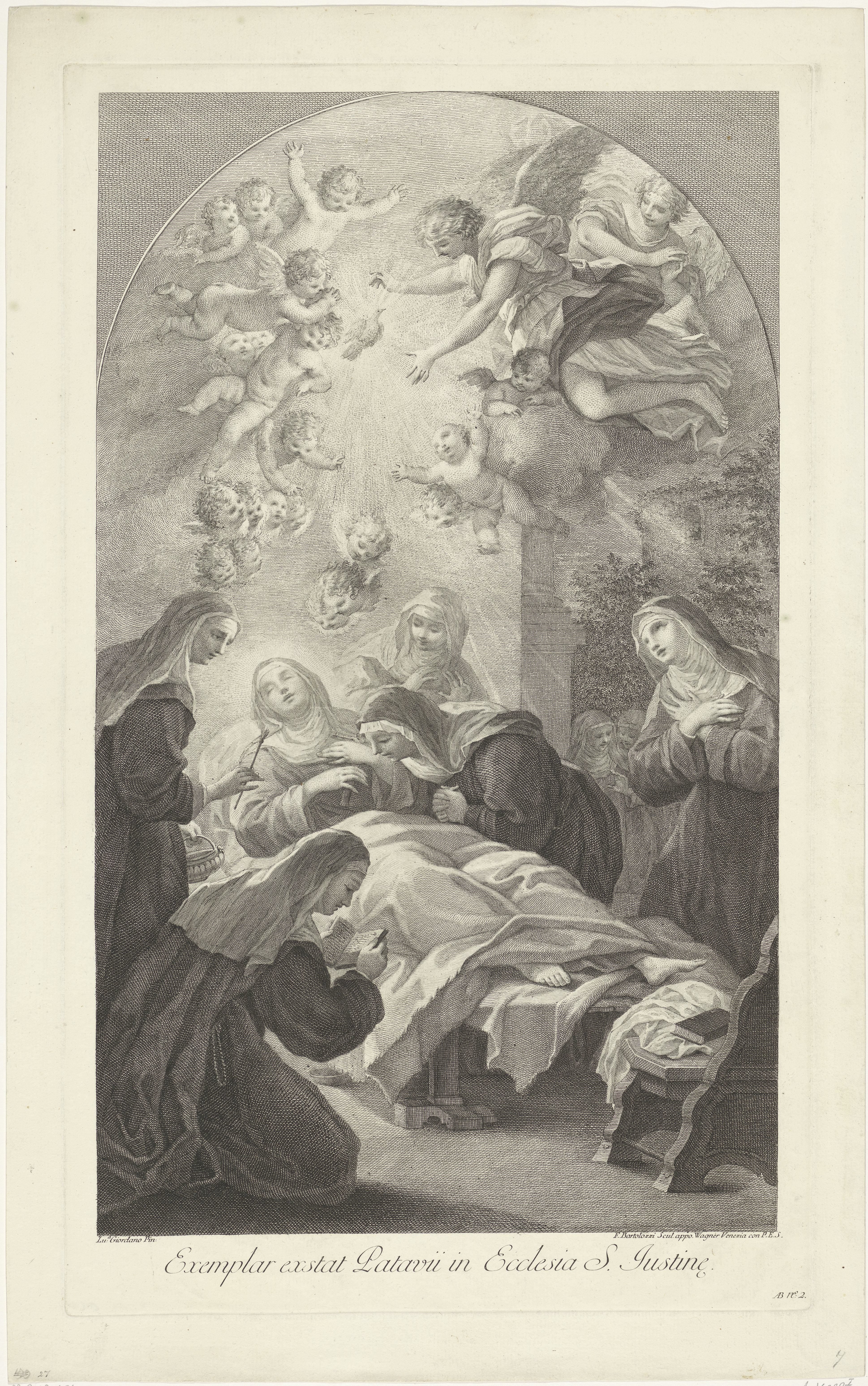 De dood van de heilige Scholastica