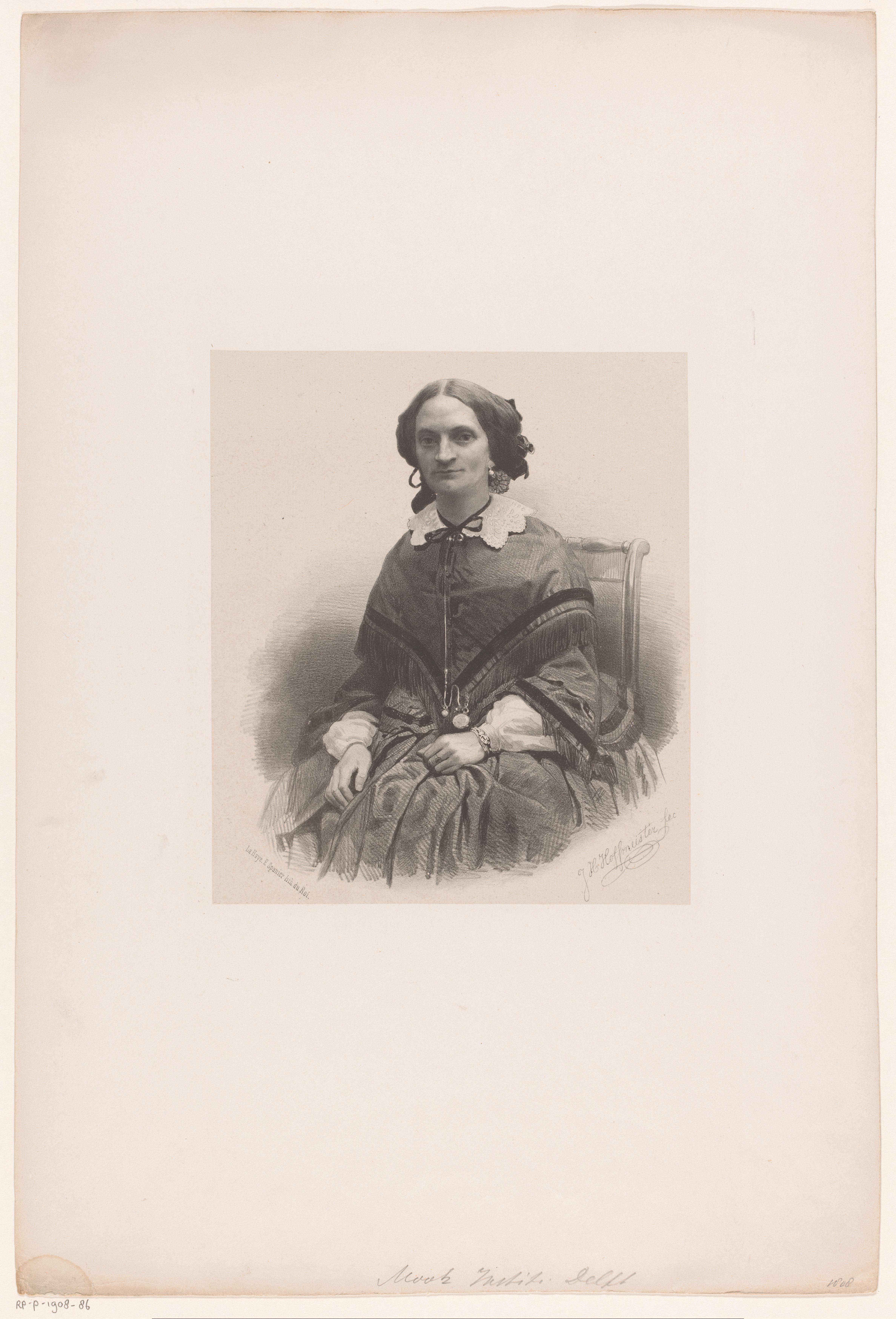 Portret van een onbekende vrouw, mogelijk mevrouw Mook