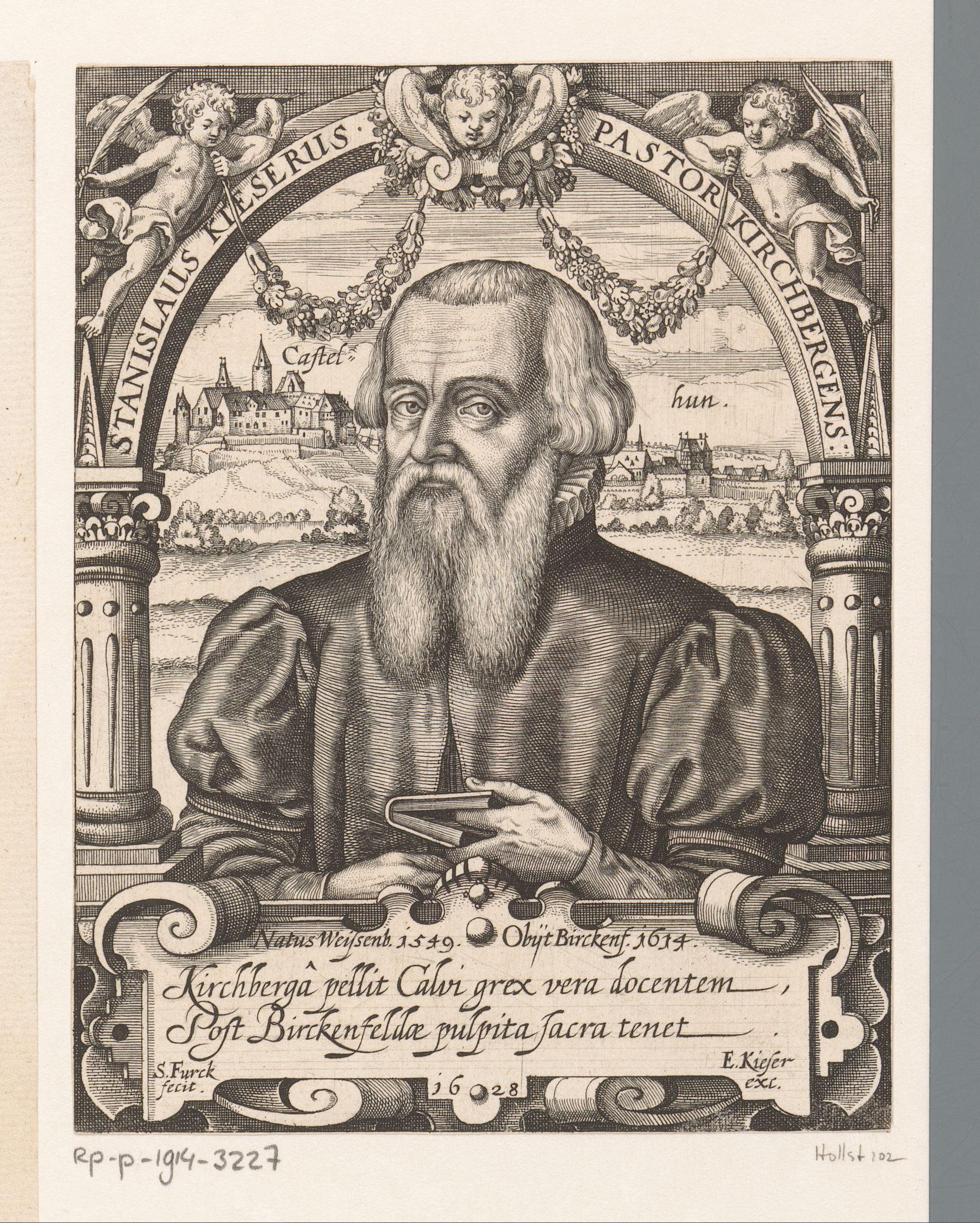 Portret van Stanislaus Kieser