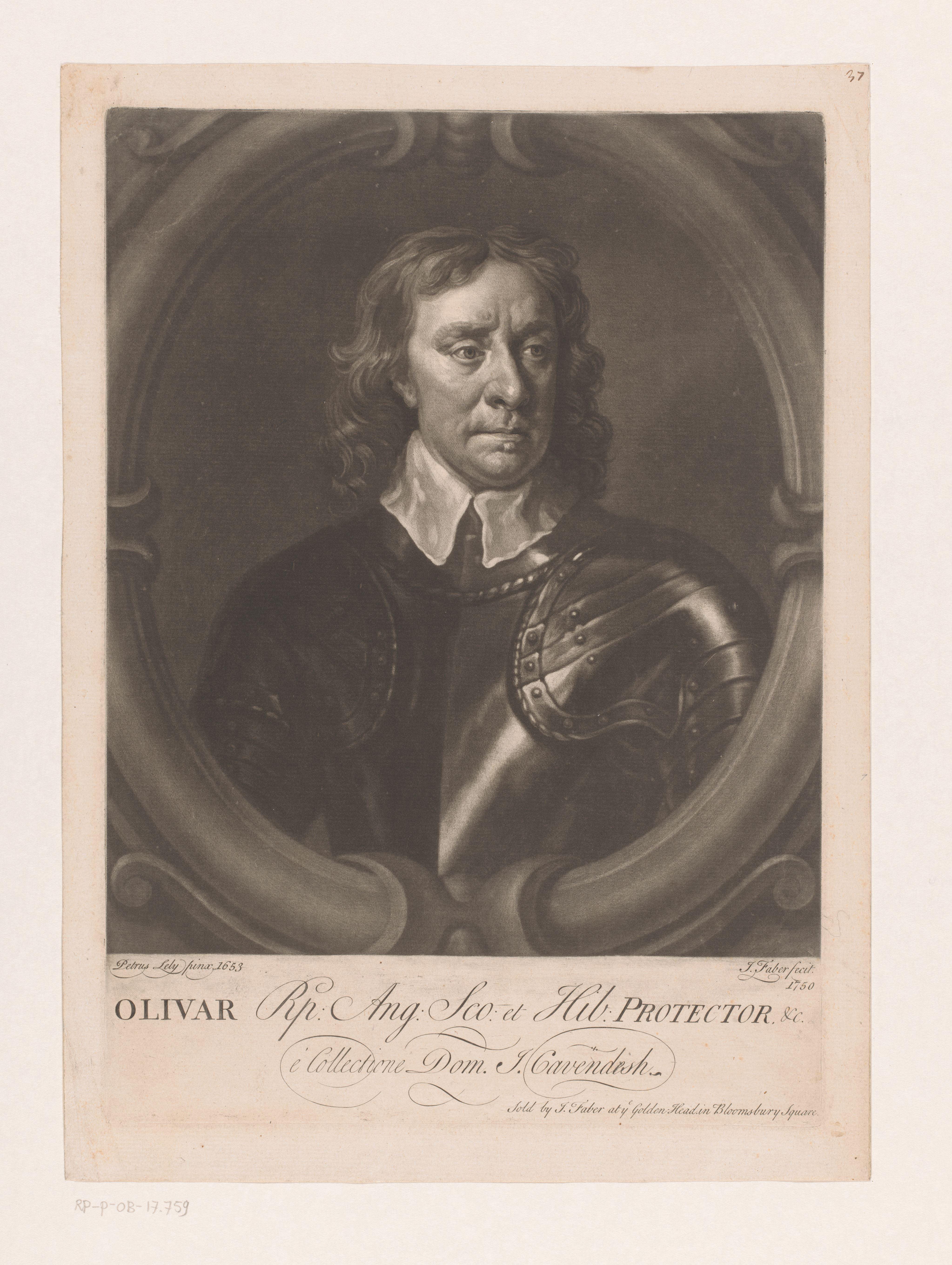 Portret van Oliver Cromwell