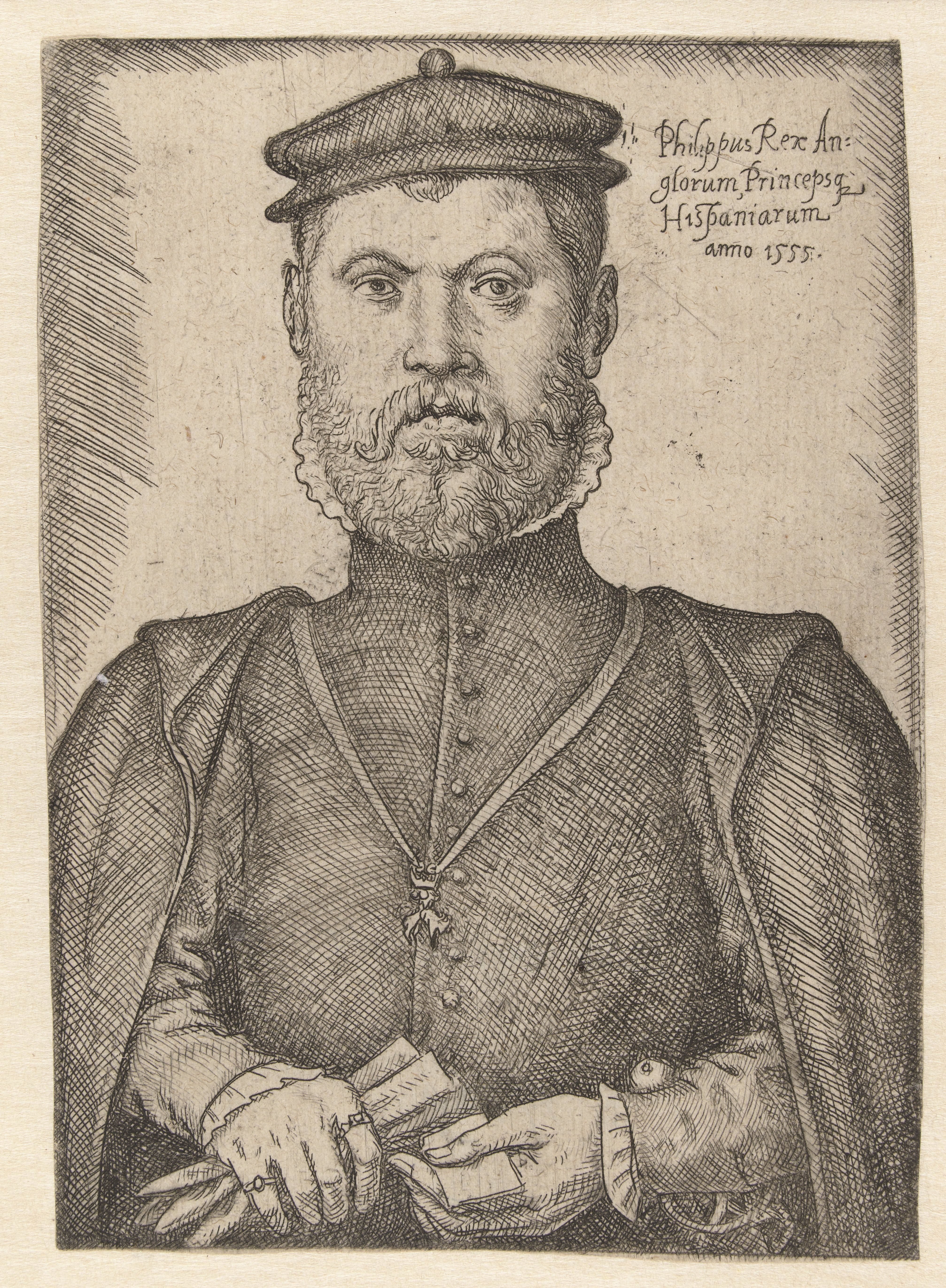 Portret van Philips II