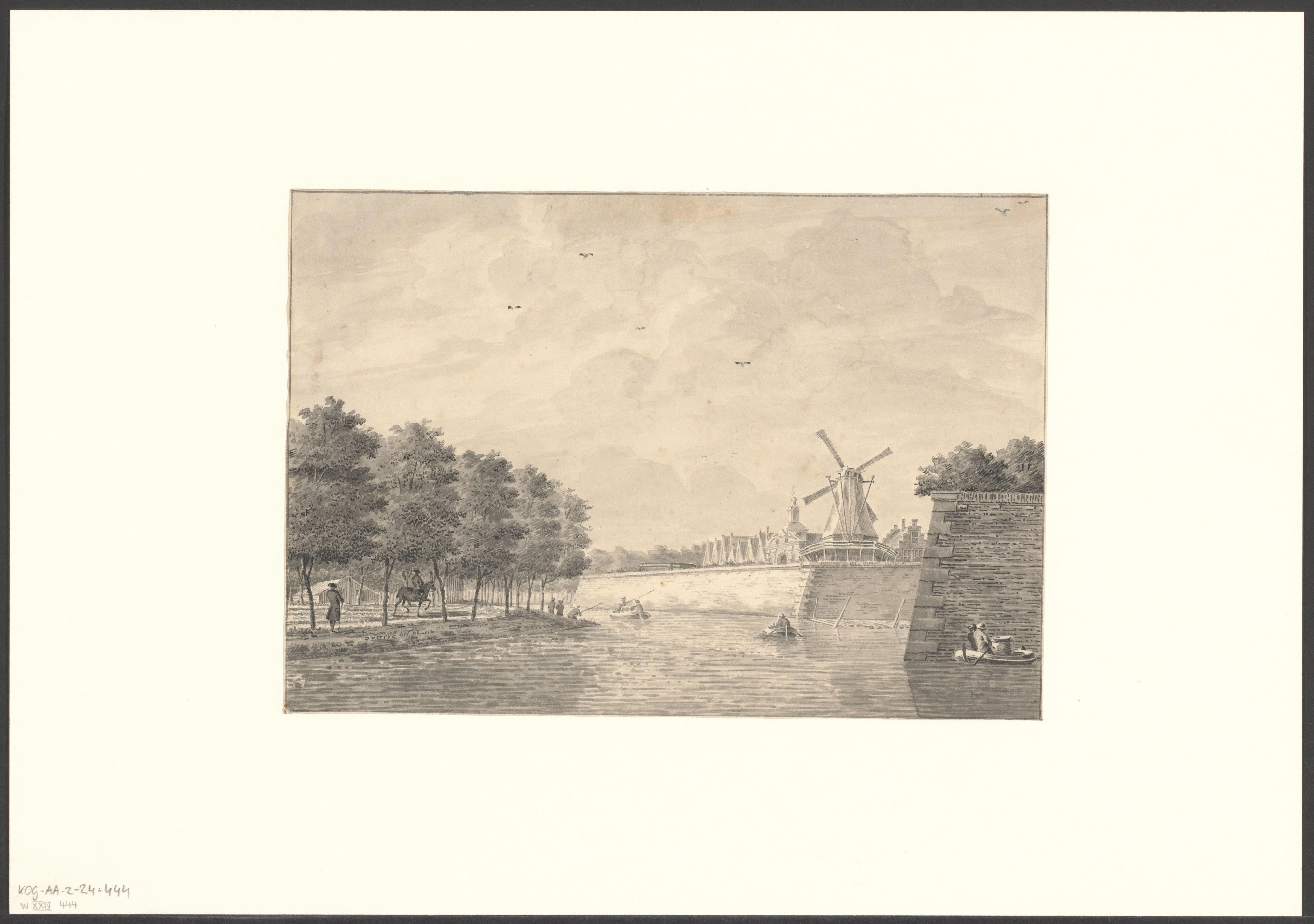 Gezicht op de Singelgracht