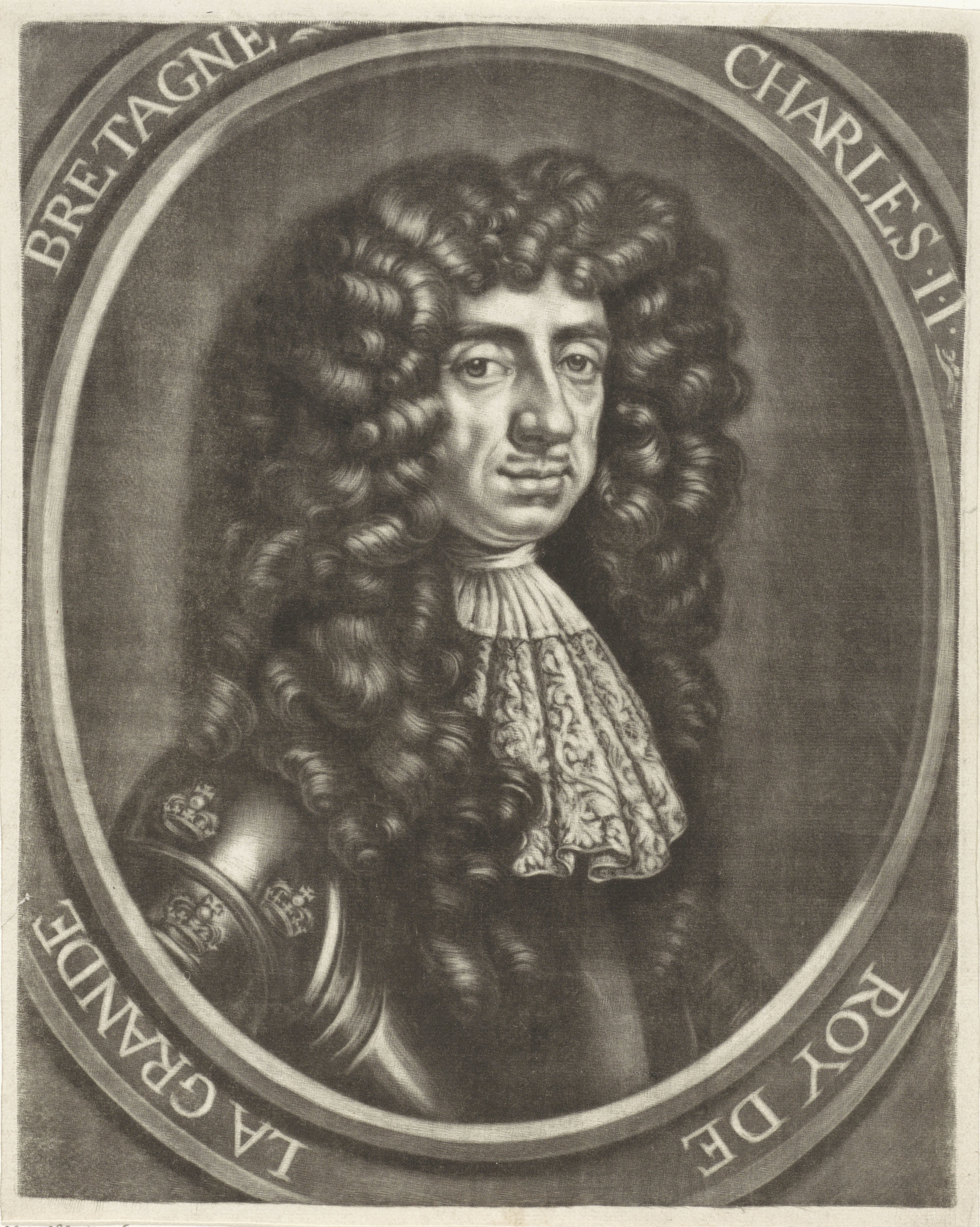 Portret van Karel II, koning van Engeland