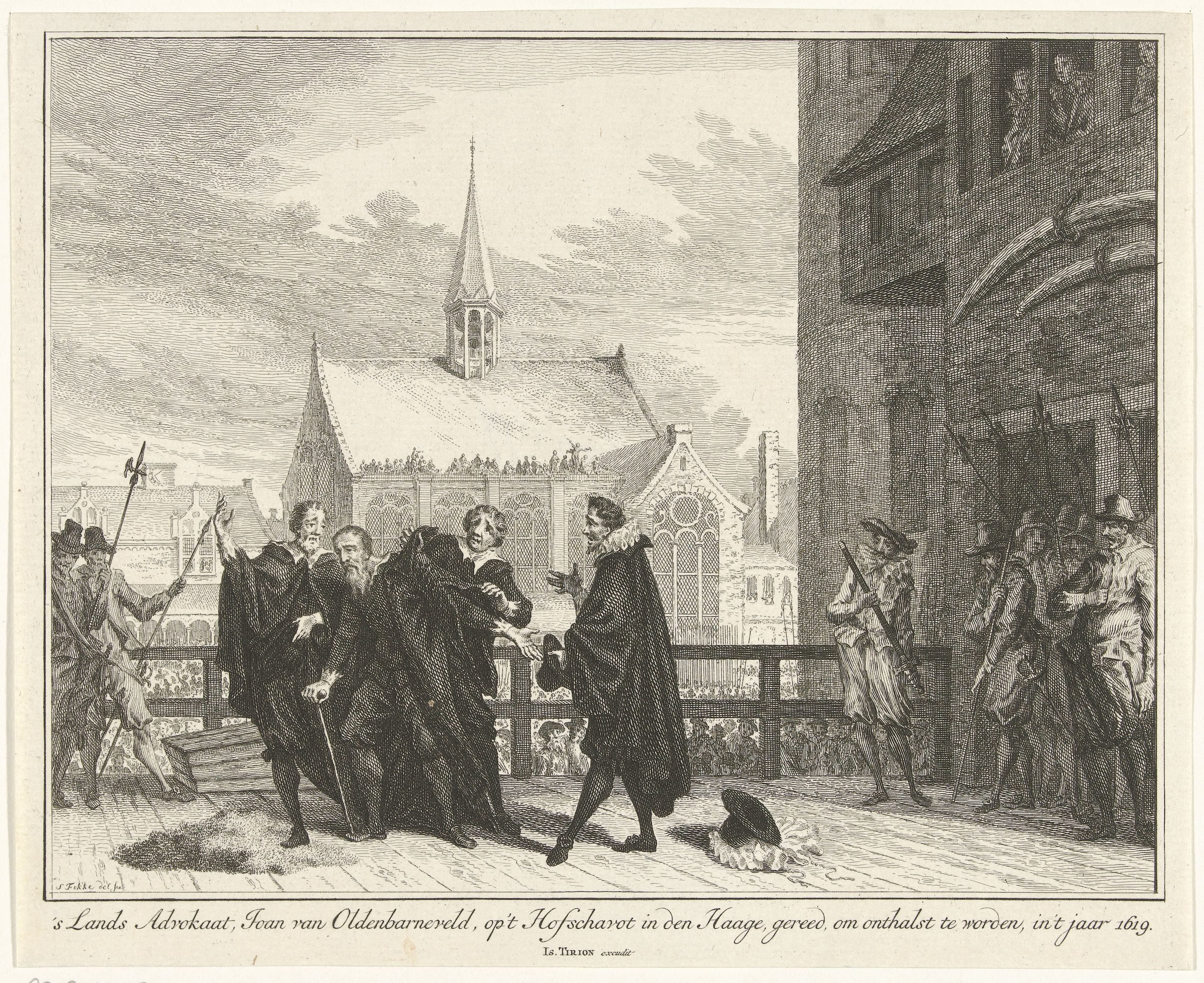 Onthoofding van Johan van Oldenbarnevelt, 1619