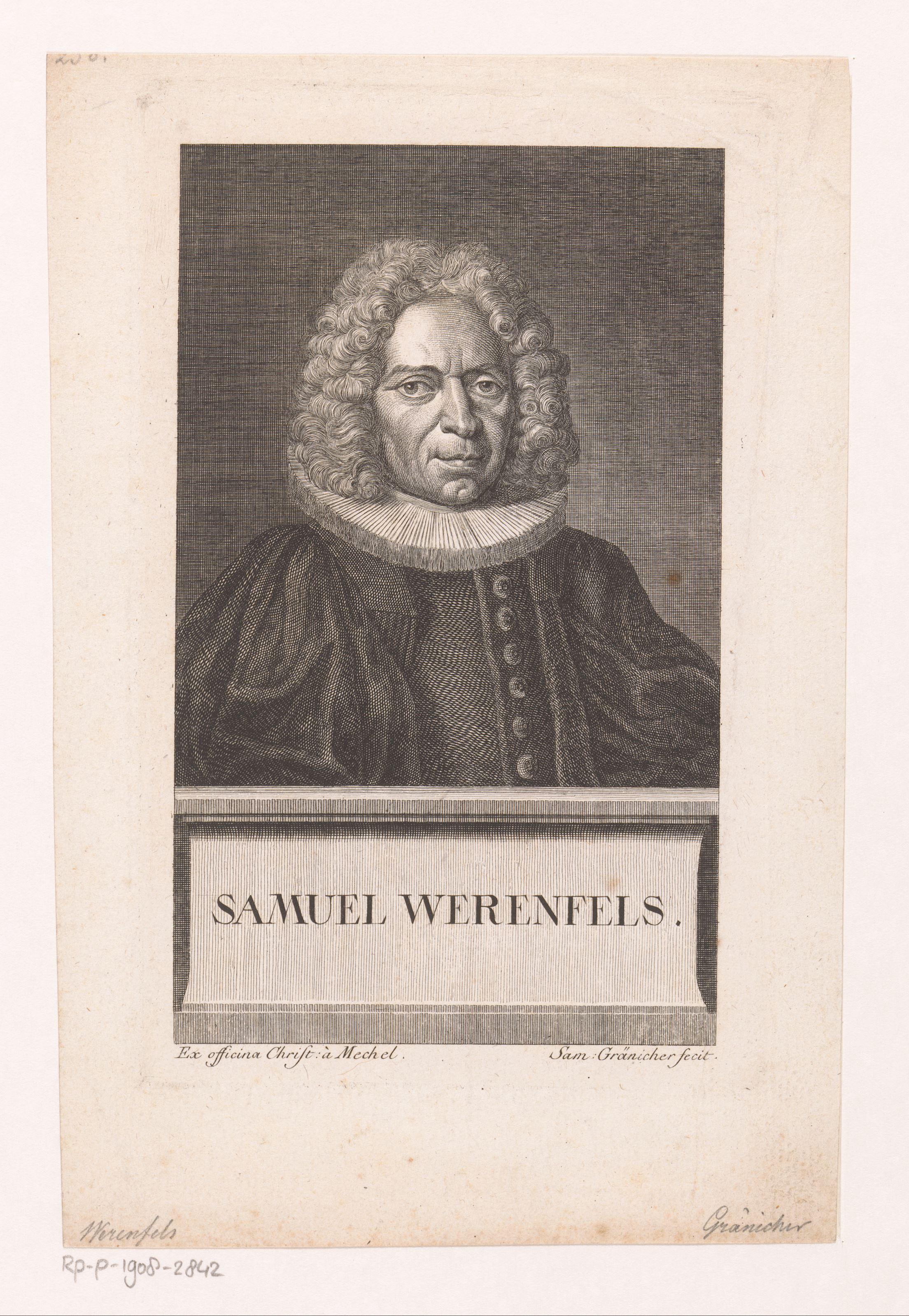 Portret van Samuel Werenfels