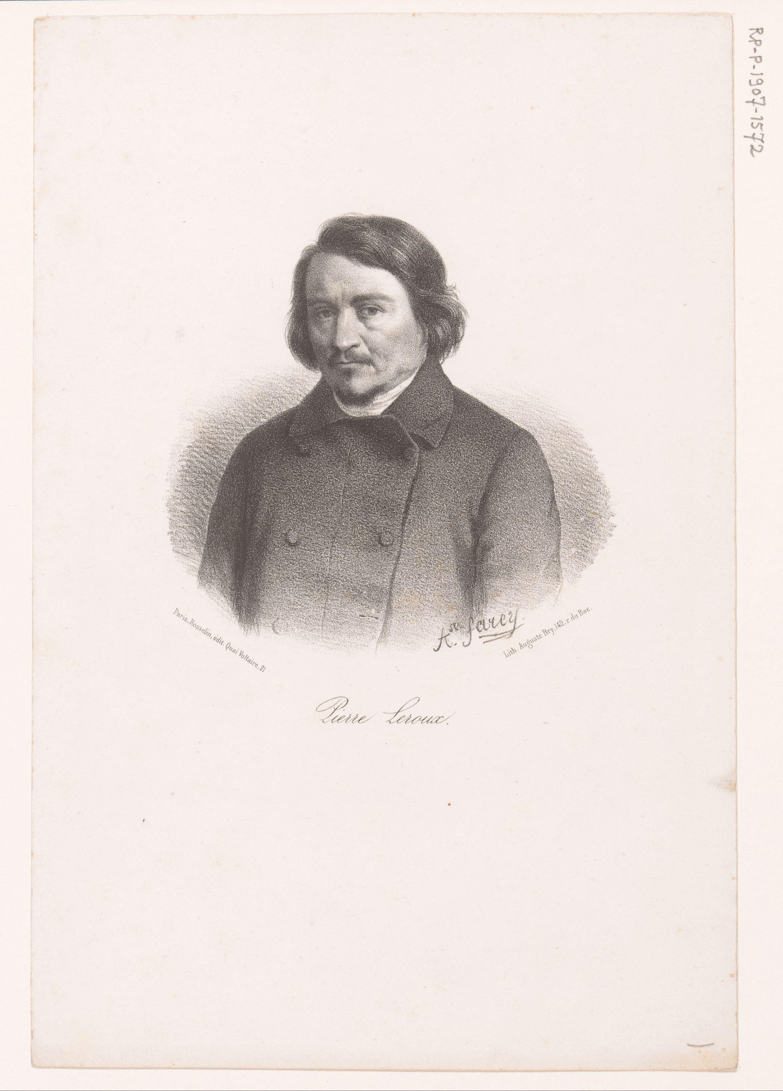 Portret van Pierre Leroux