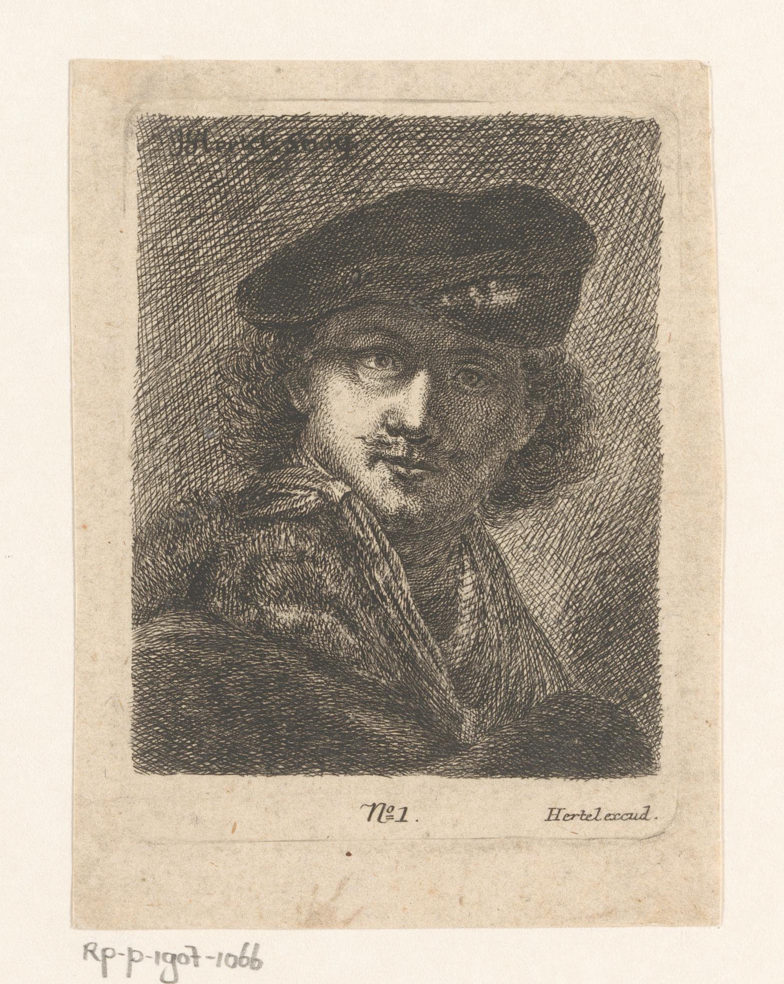 Man met baret