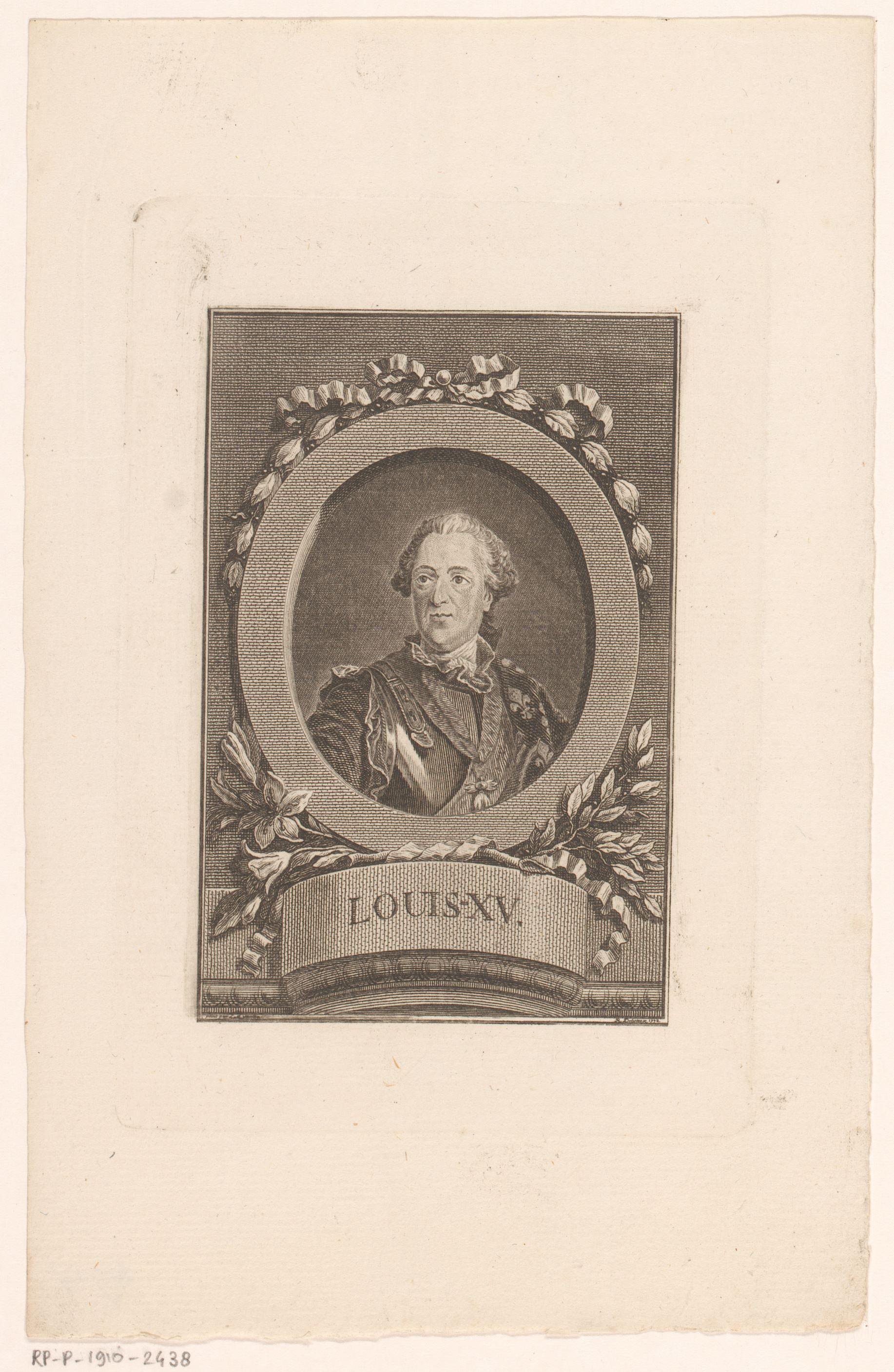 Portret van Lodewijk XV