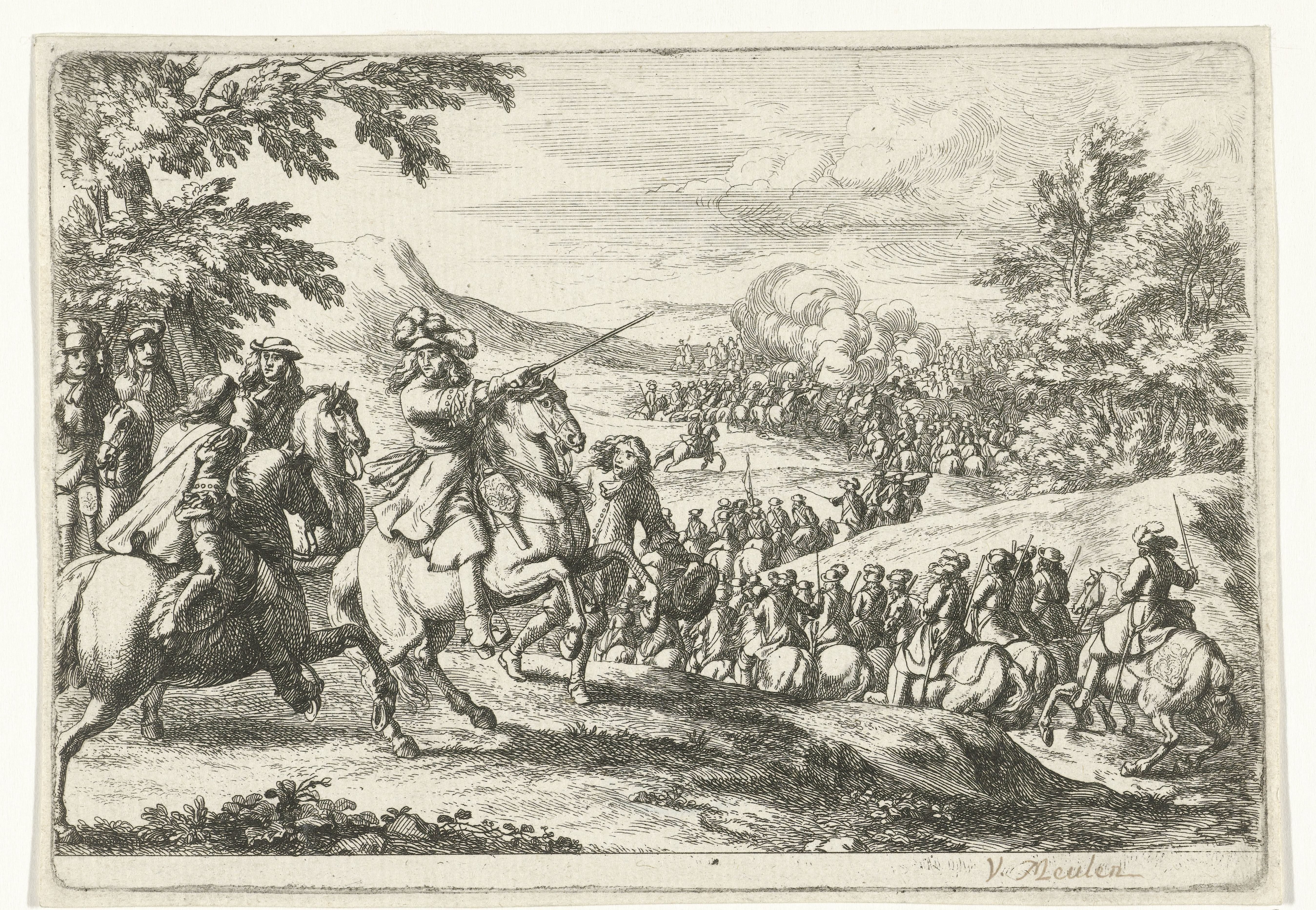 Optrekkende cavalerie