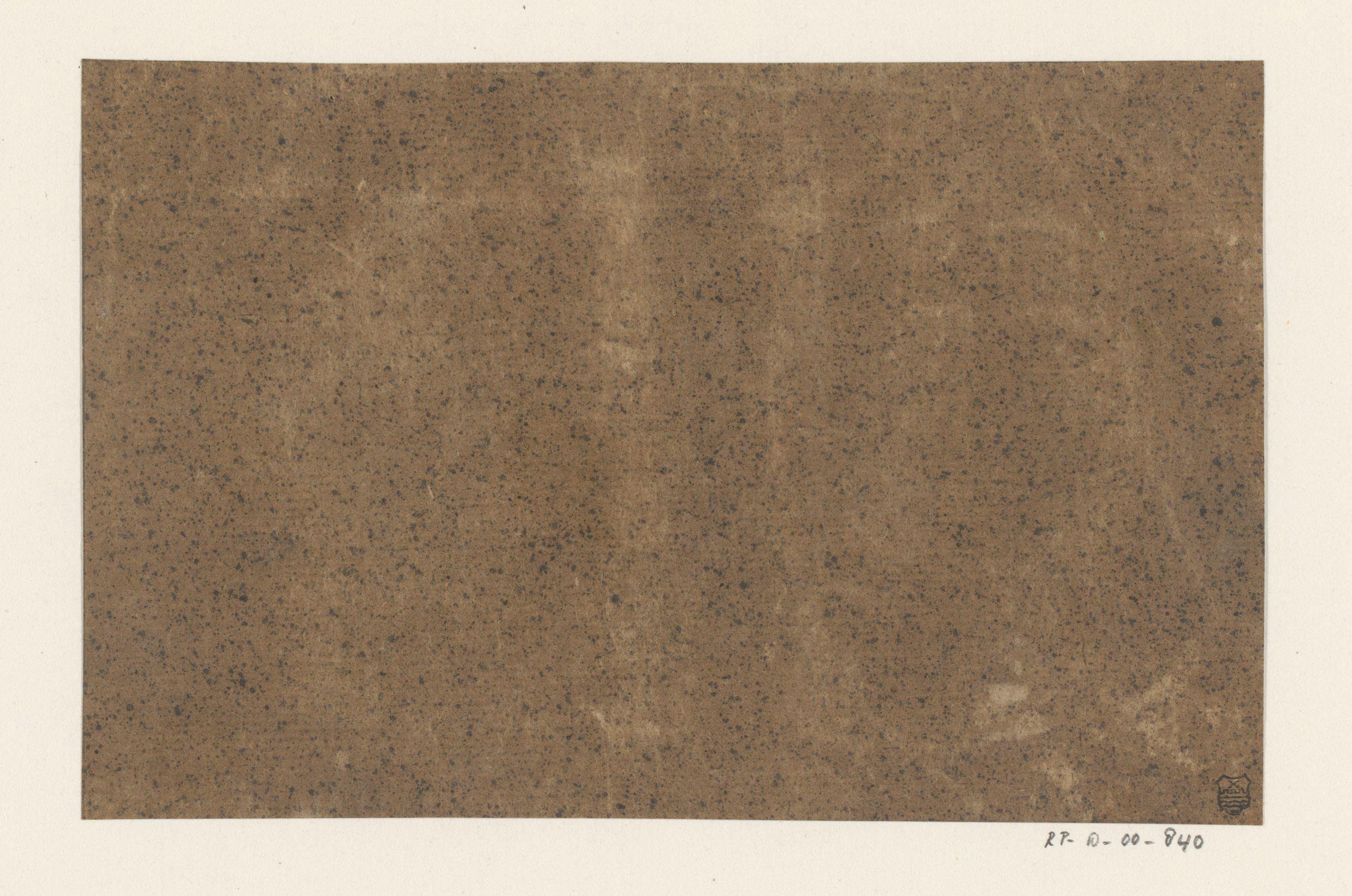 Zwart gespikkeld bruin papier