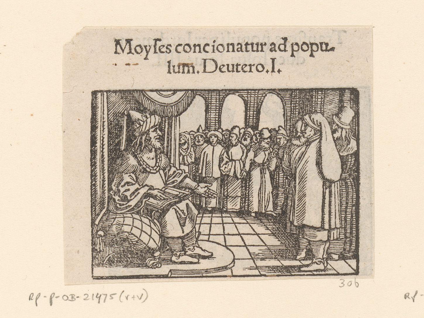Mozes leest de Wet voor