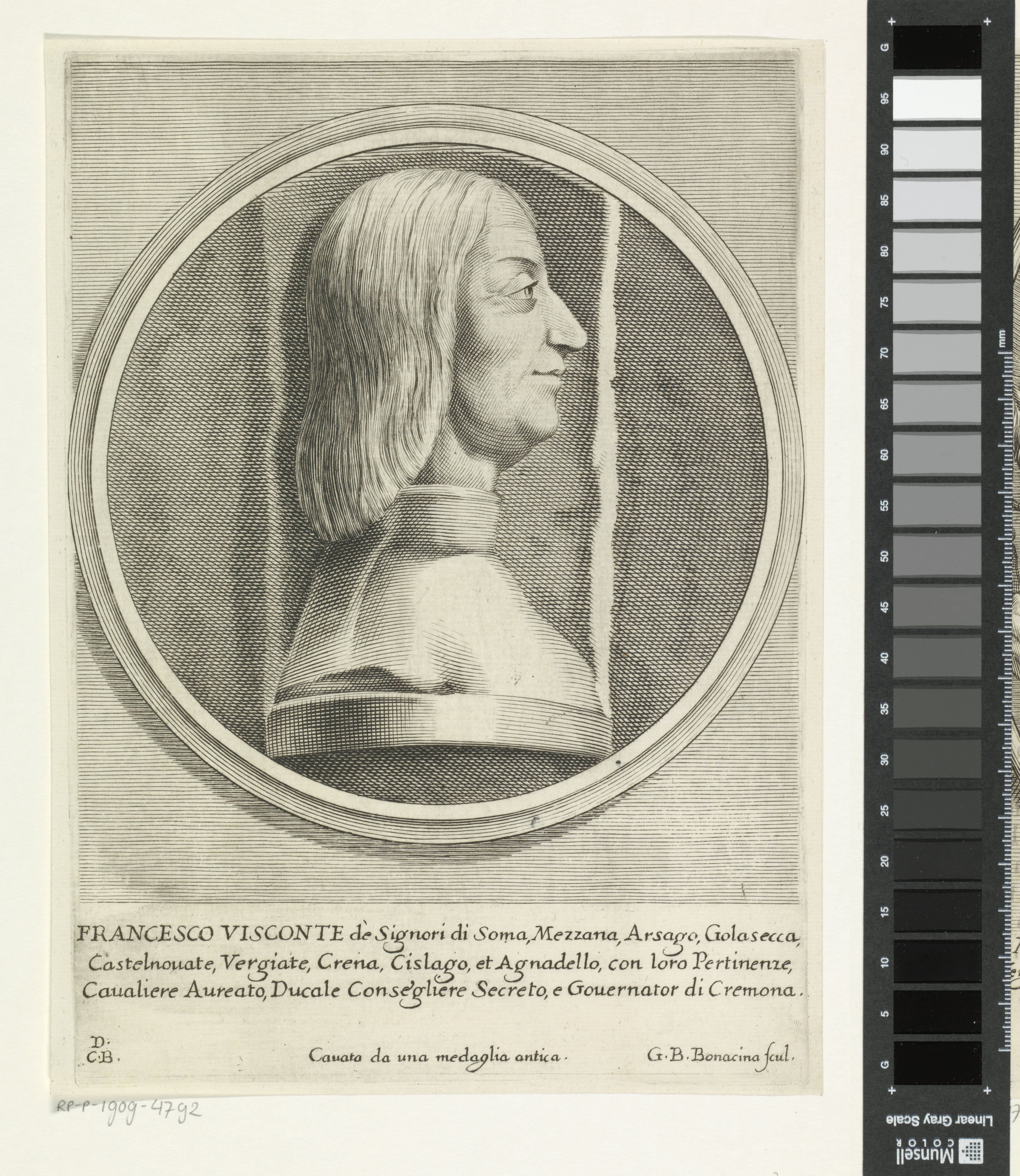 Portret van Francesco Bernardino Visconti