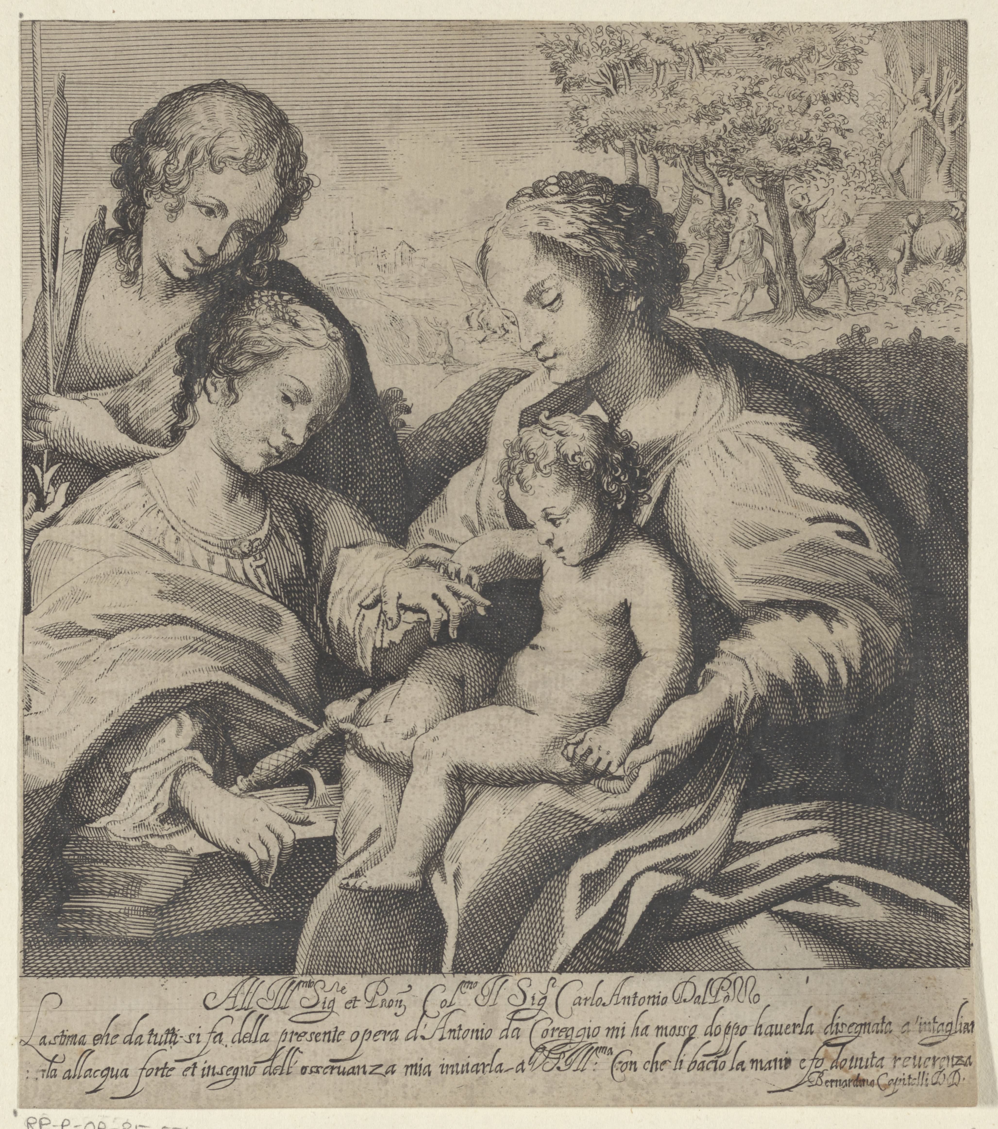 Het mystieke huwelijk van de heilige Catharina