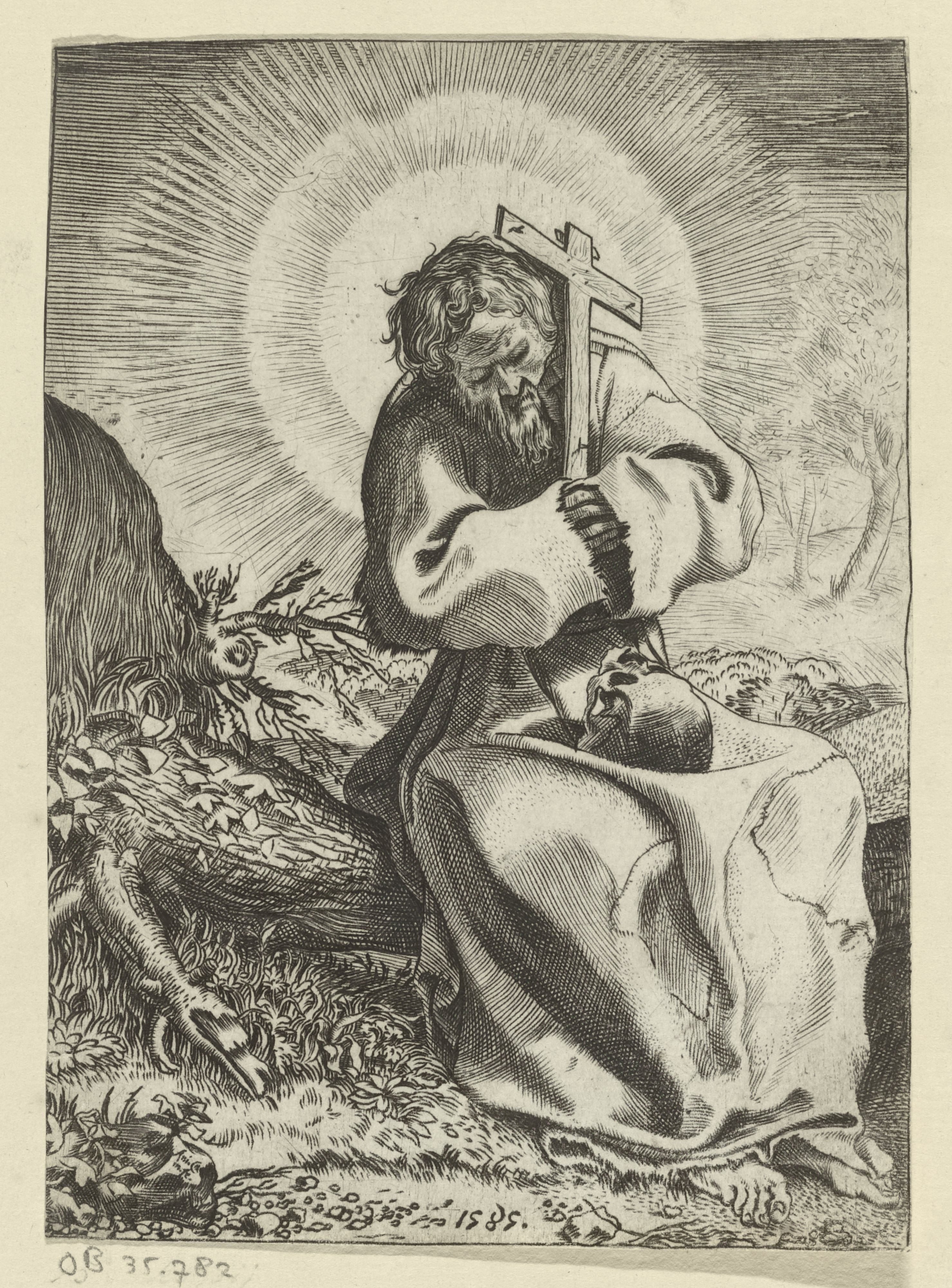 De heilige Franciscus van Assisi