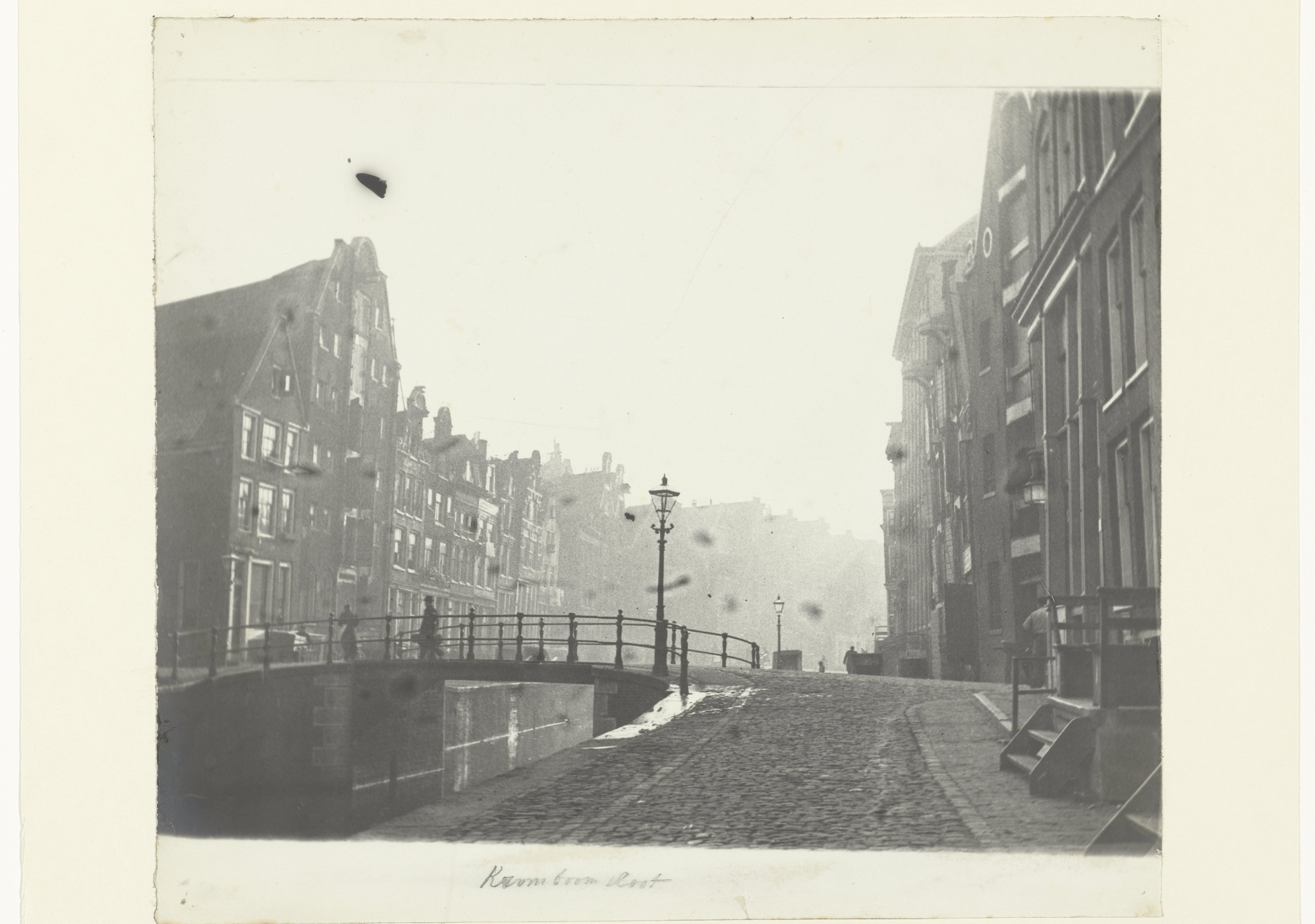 View of Krom Boomssloot near Koningsstraat in Amsterdam