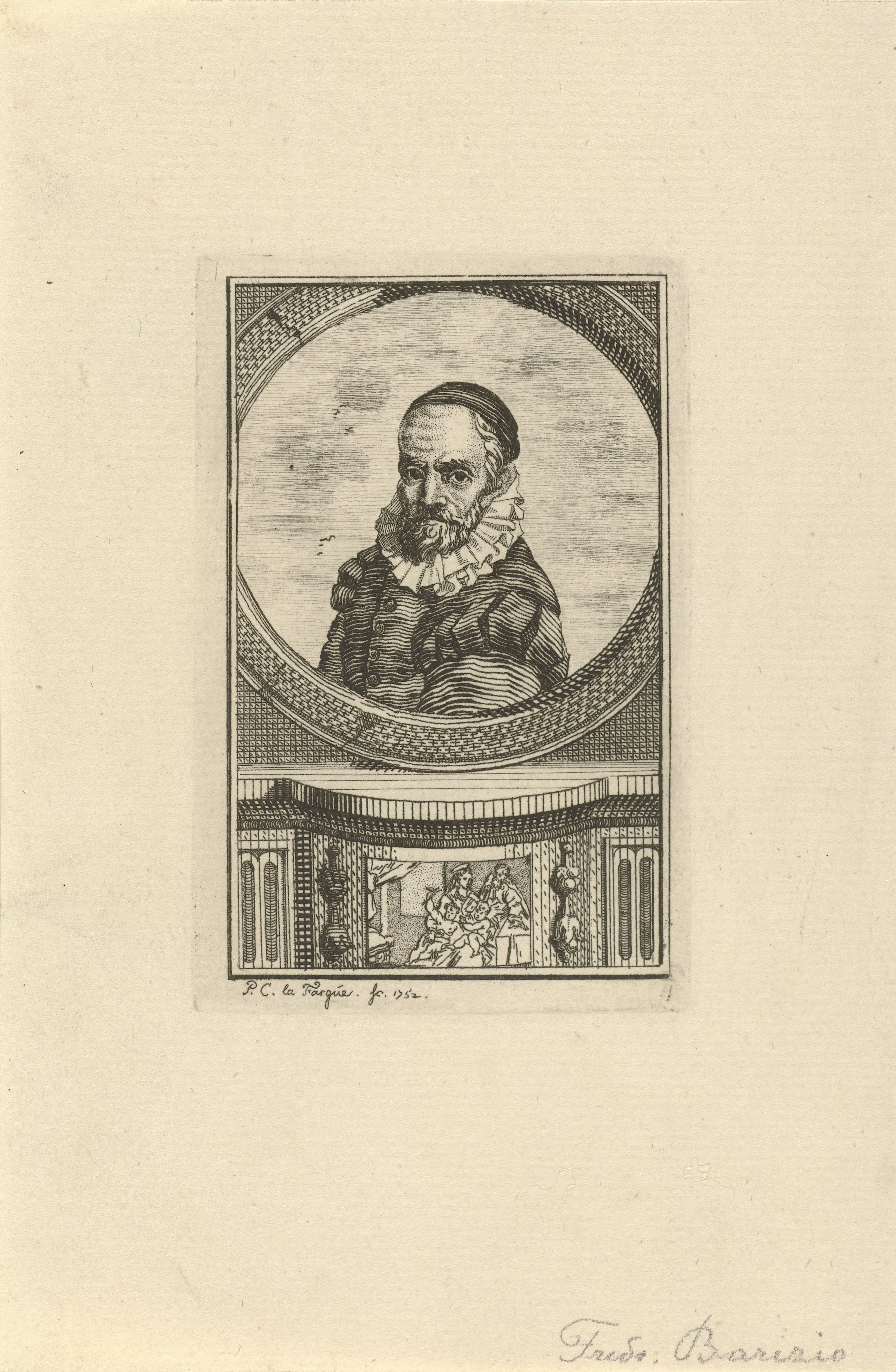 Portret van Federico Barocci
