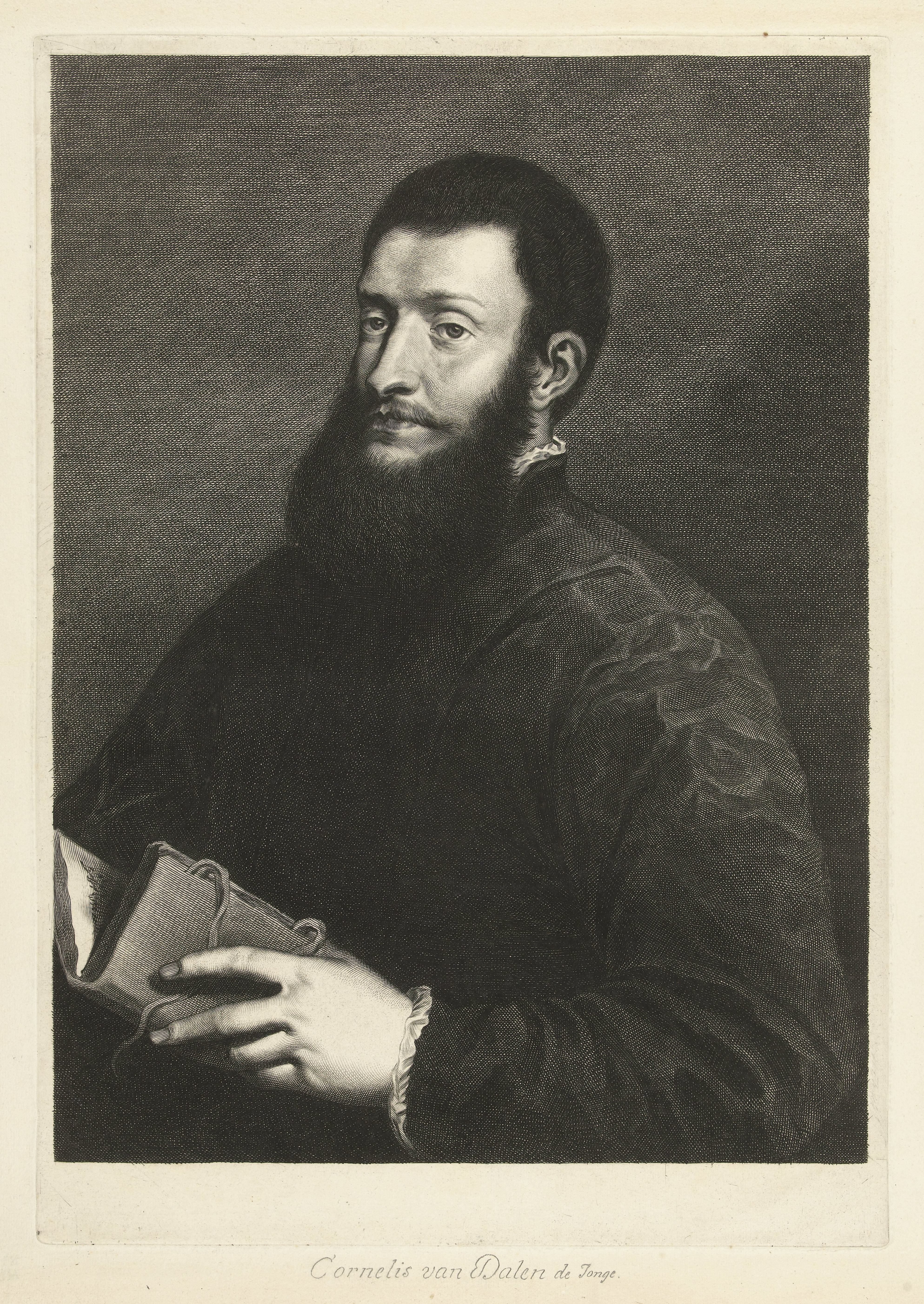 Portret van dichter Pietro Aretino