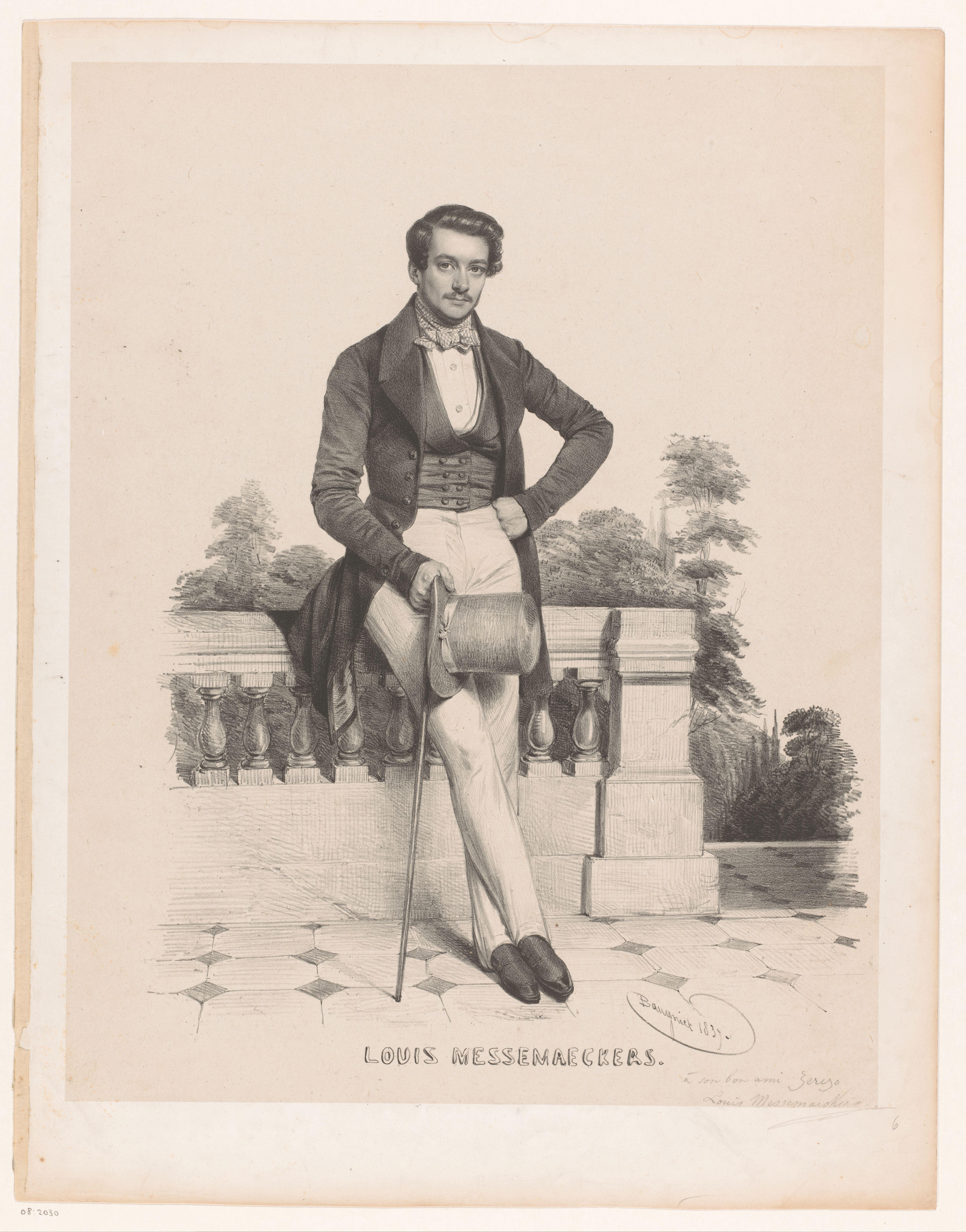 Portret van Louis Messemaeckers