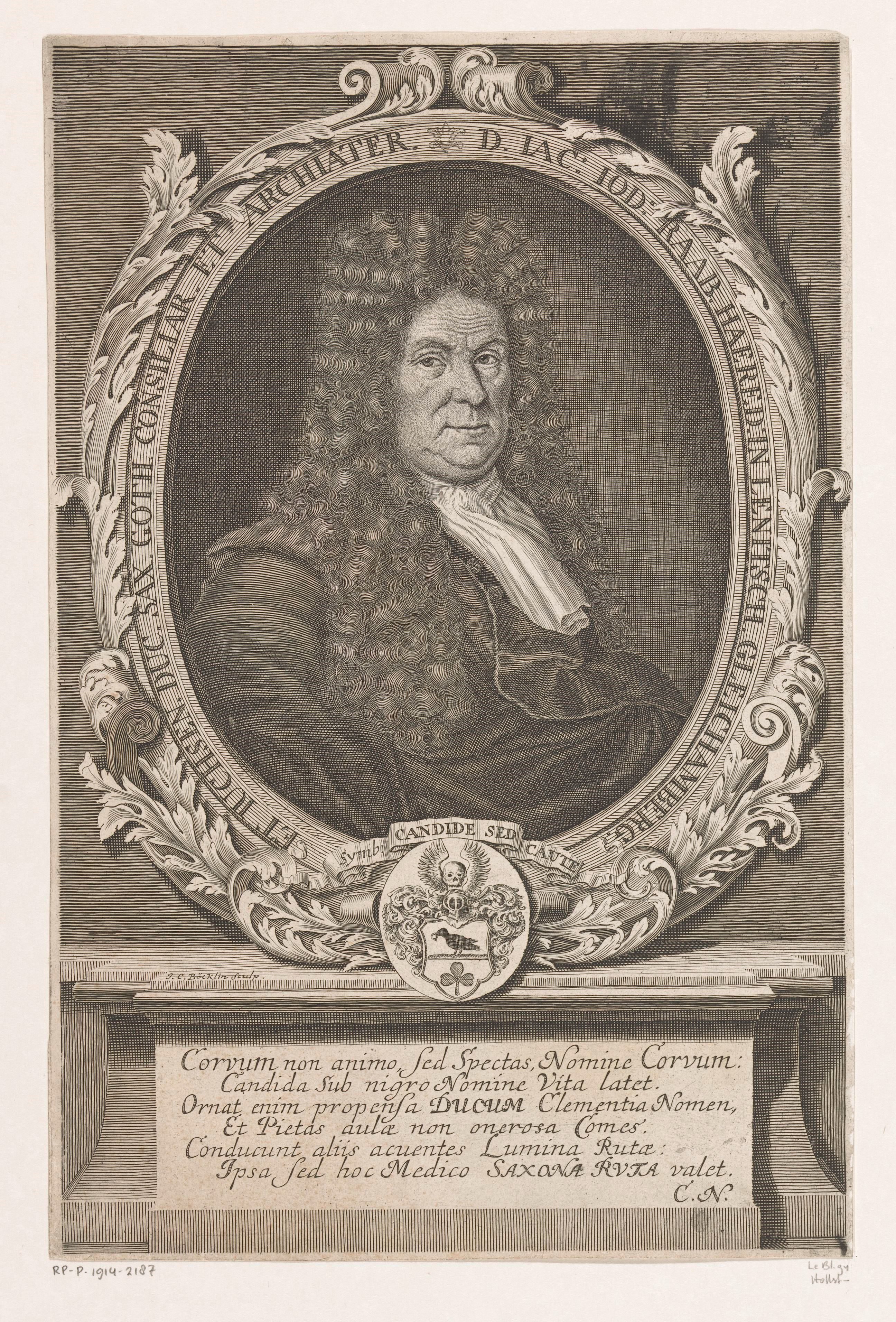 Portret van Jacob Jodocus Raab