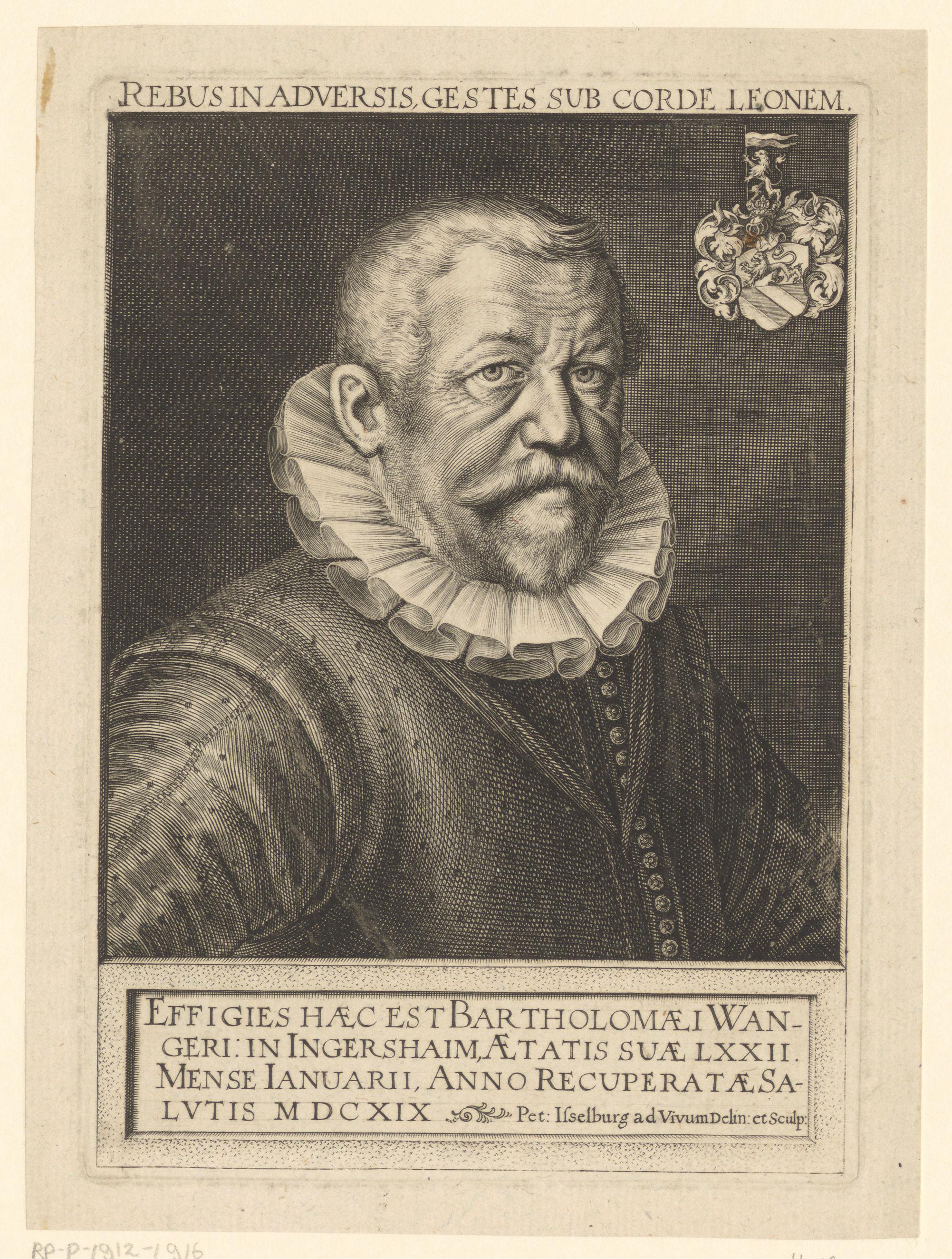 Portret van Bartholomaüs Wanger