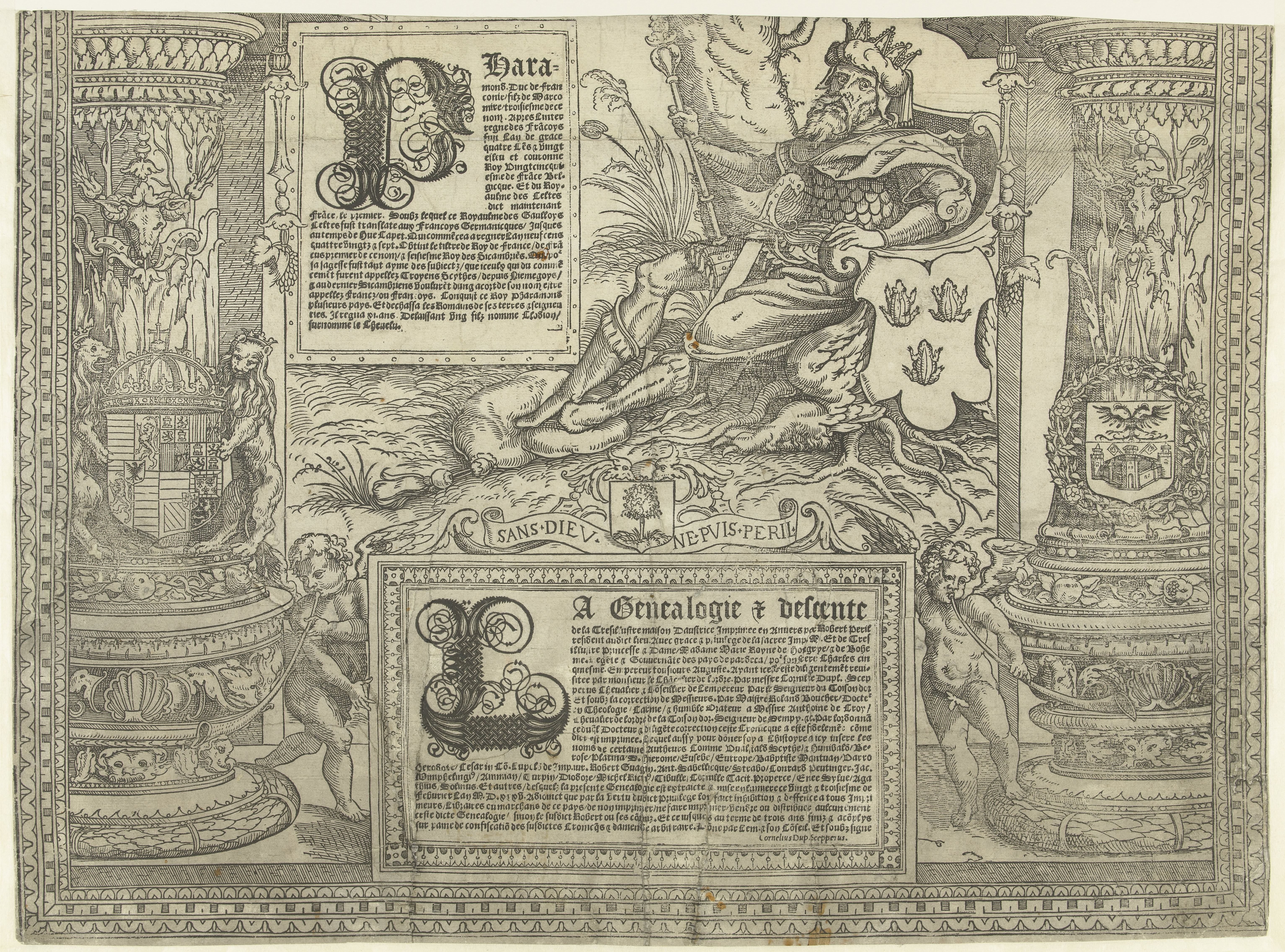 Stamboom van het Habsburgse huis, blad één