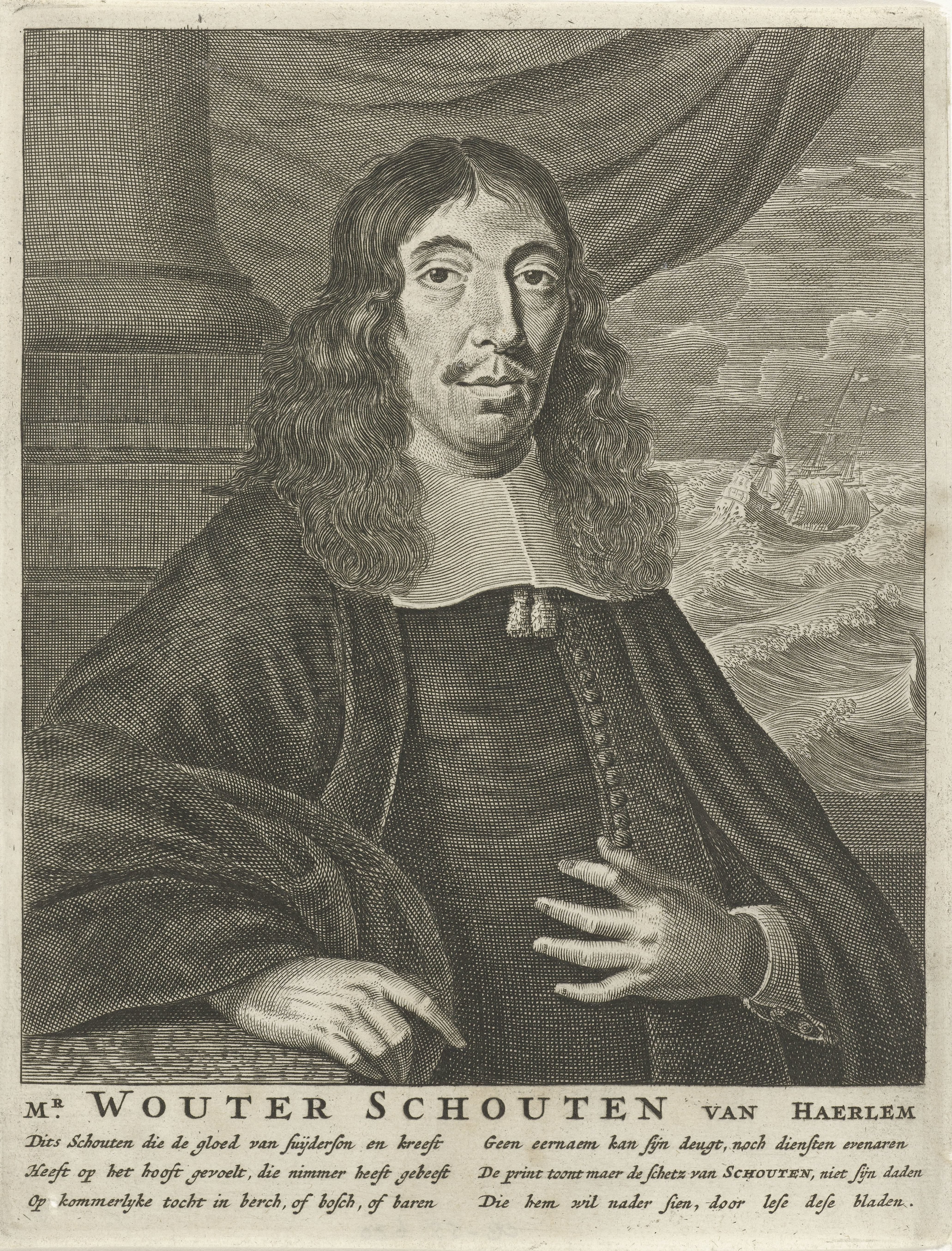 Portret van Wouter Schouten