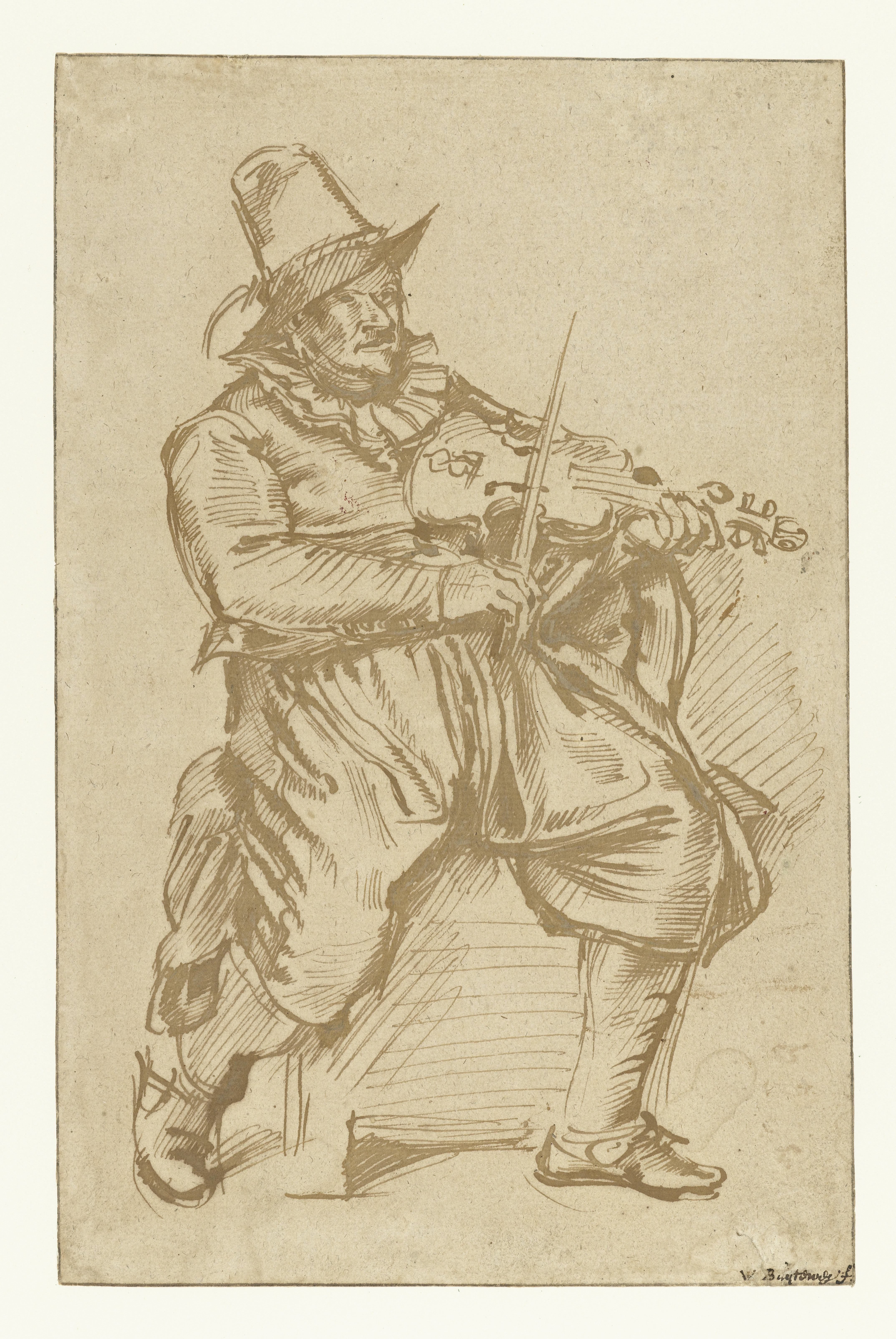 Seated Violin Player