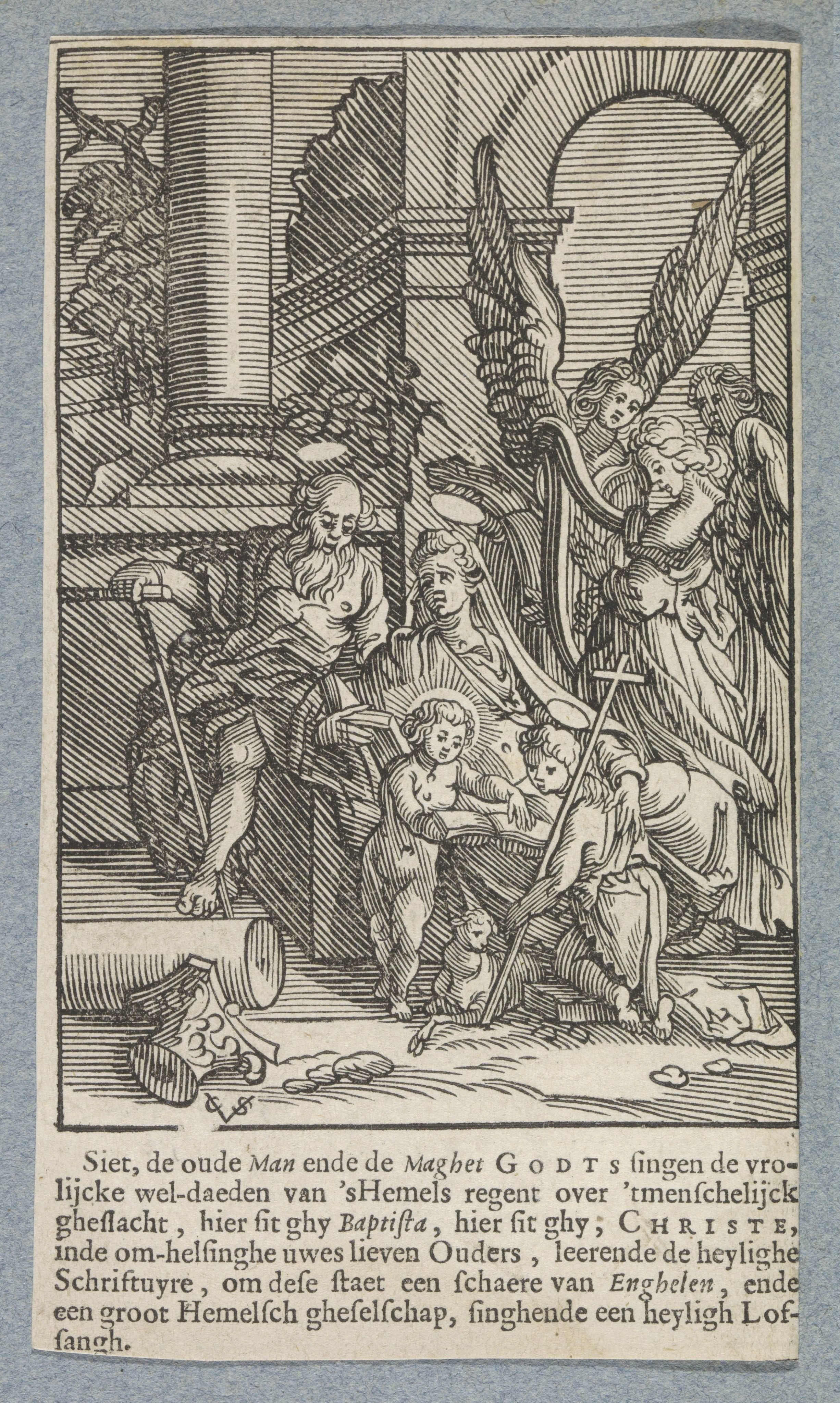 Heilige familie met Johannes de Doper