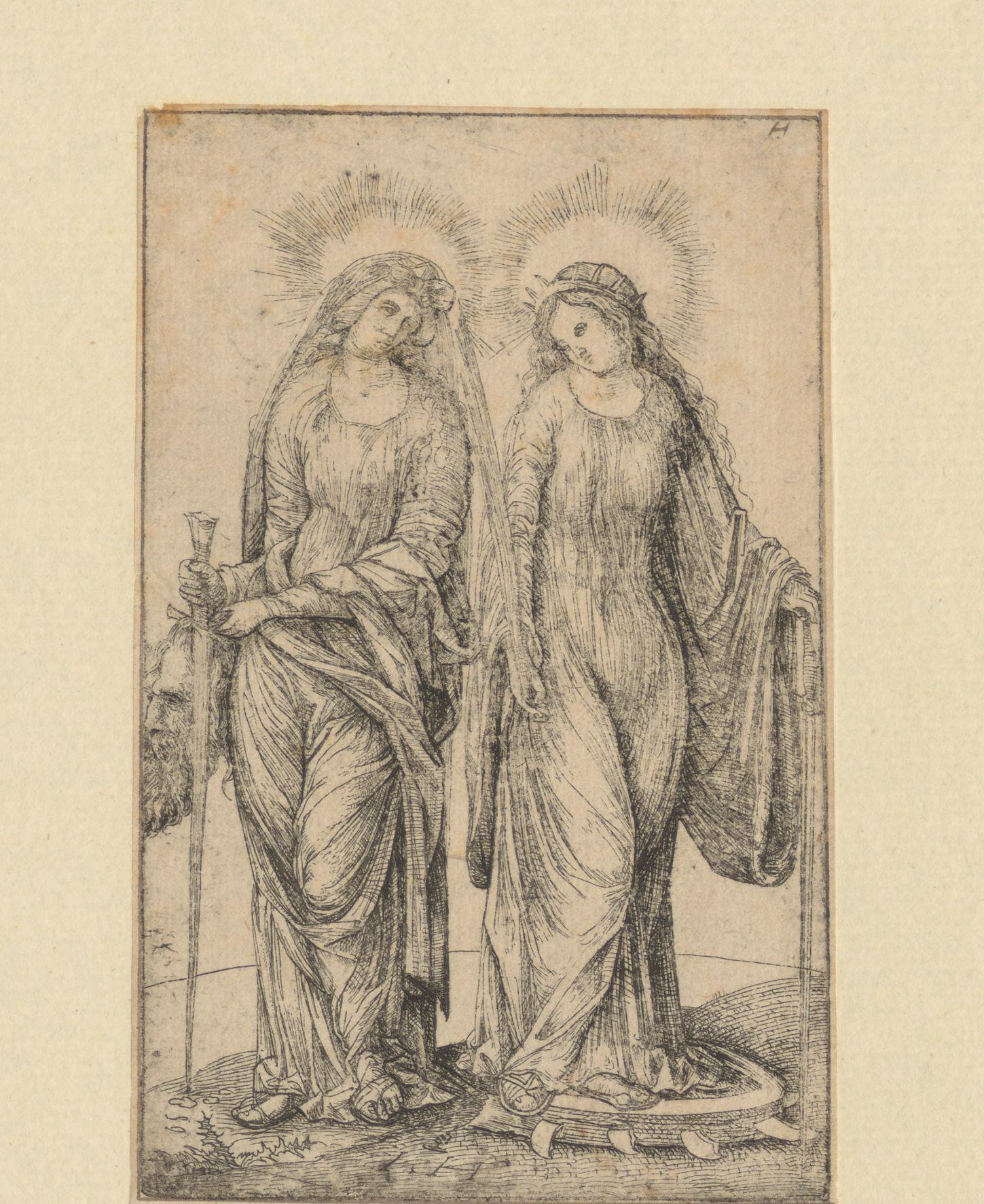 Judith en H. Catharina
