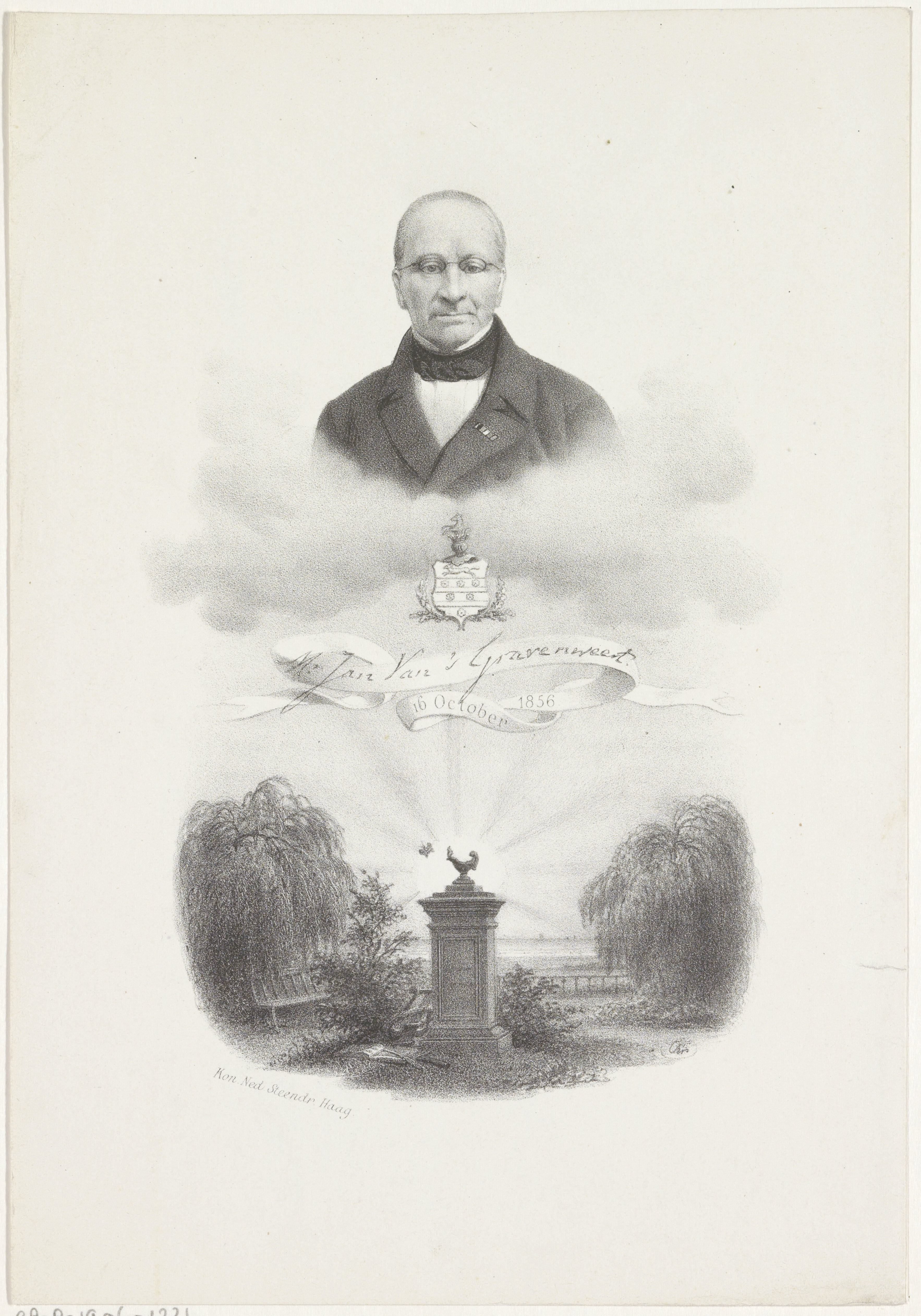 Portret van Jan van 's Gravenweert