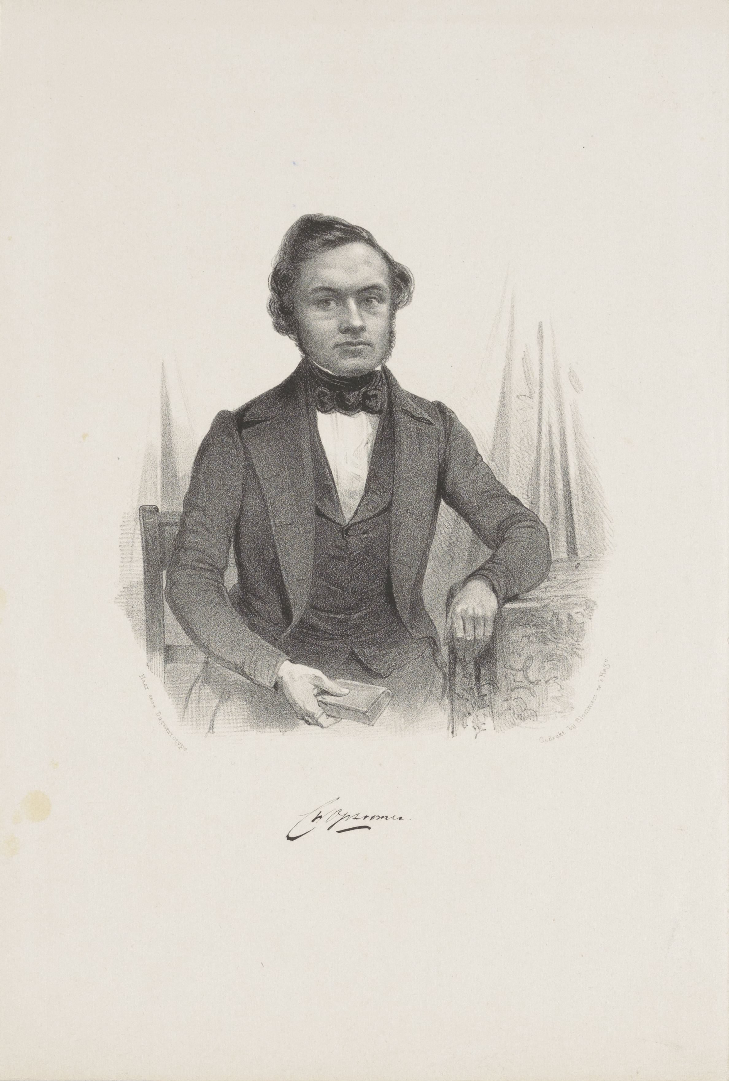 Portret van Ch. Opzoomer