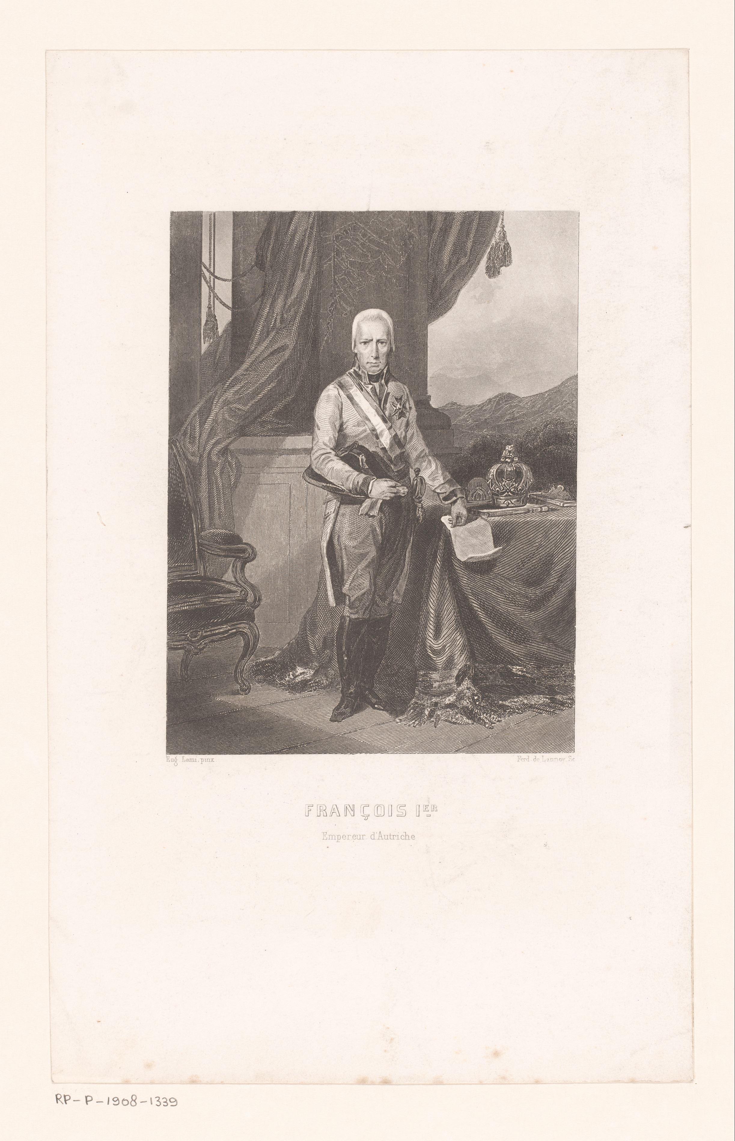 Portret van Frans II Josef Karel