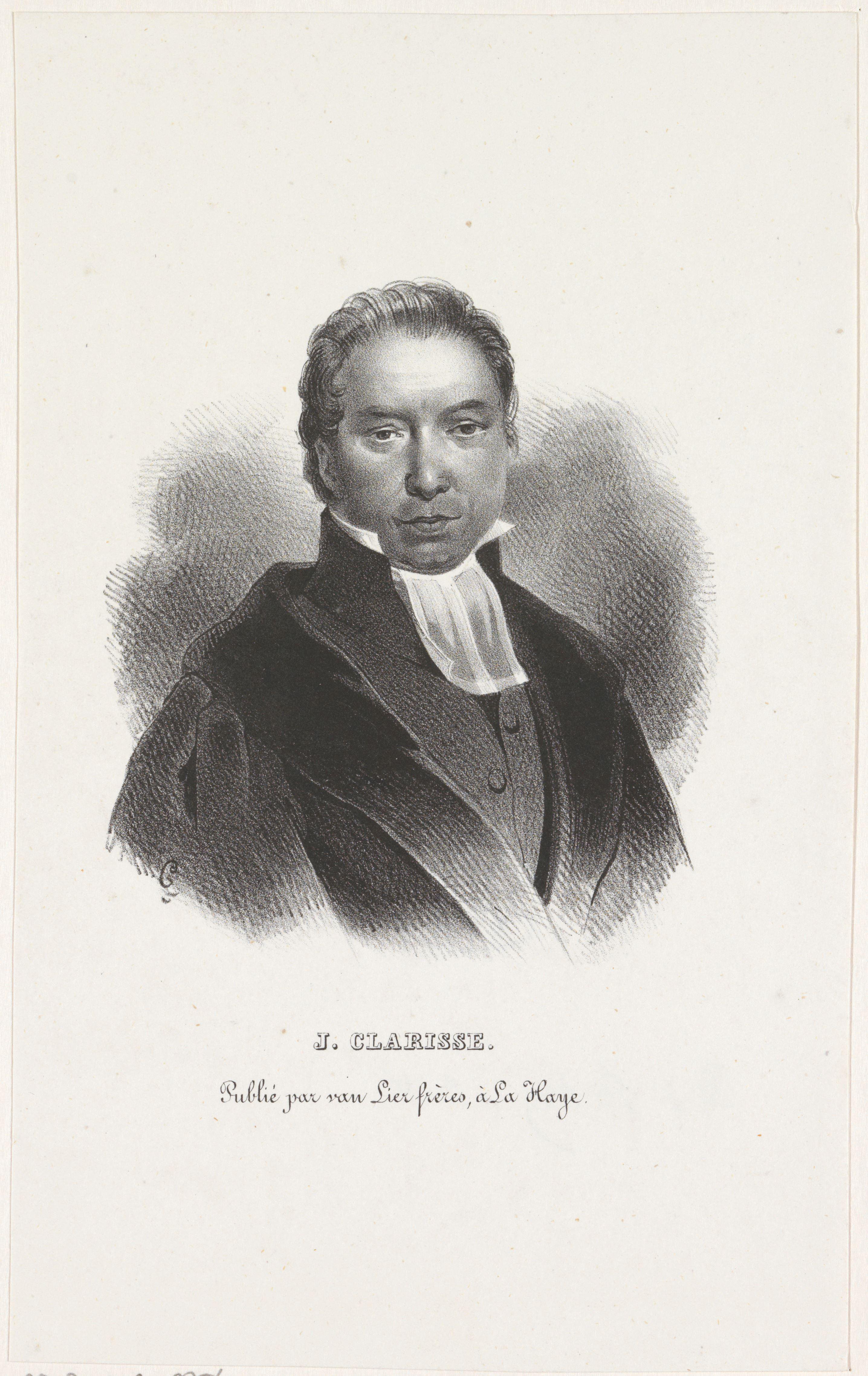 Portret van Joannes Clarisse