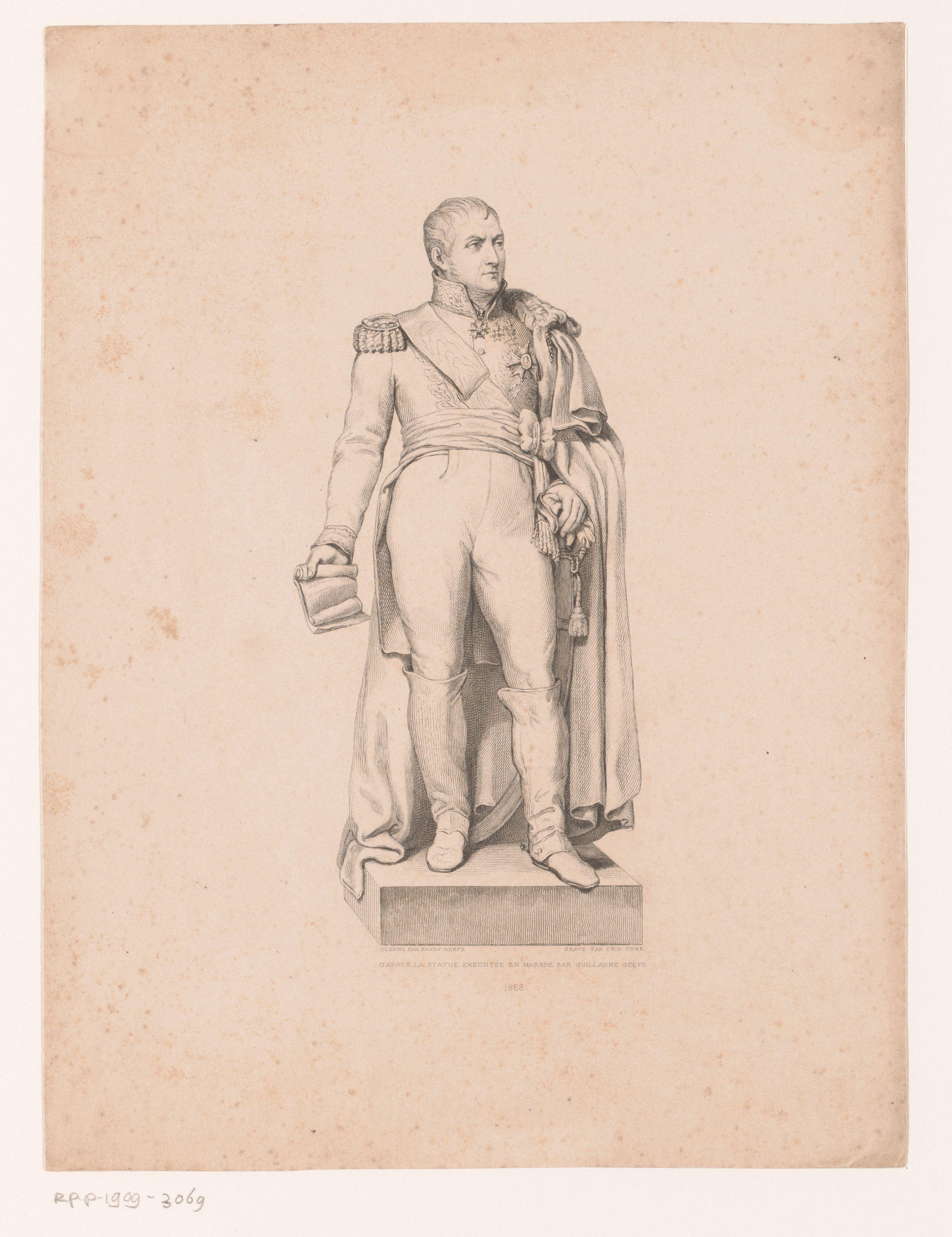 Standbeeld van Augustin Daniel Belliard te Brussel