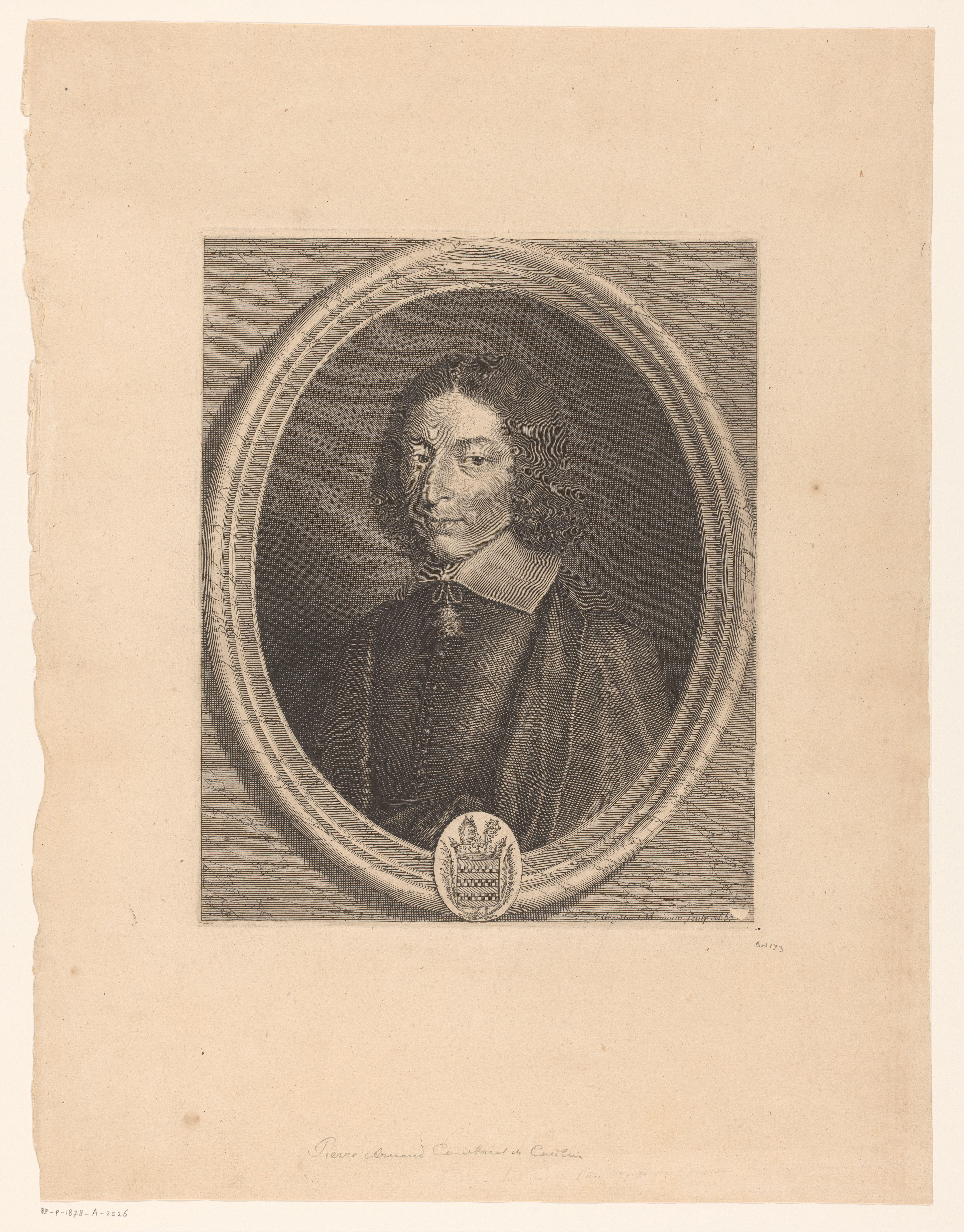 Portret van Pierre de Cambout de Coislin