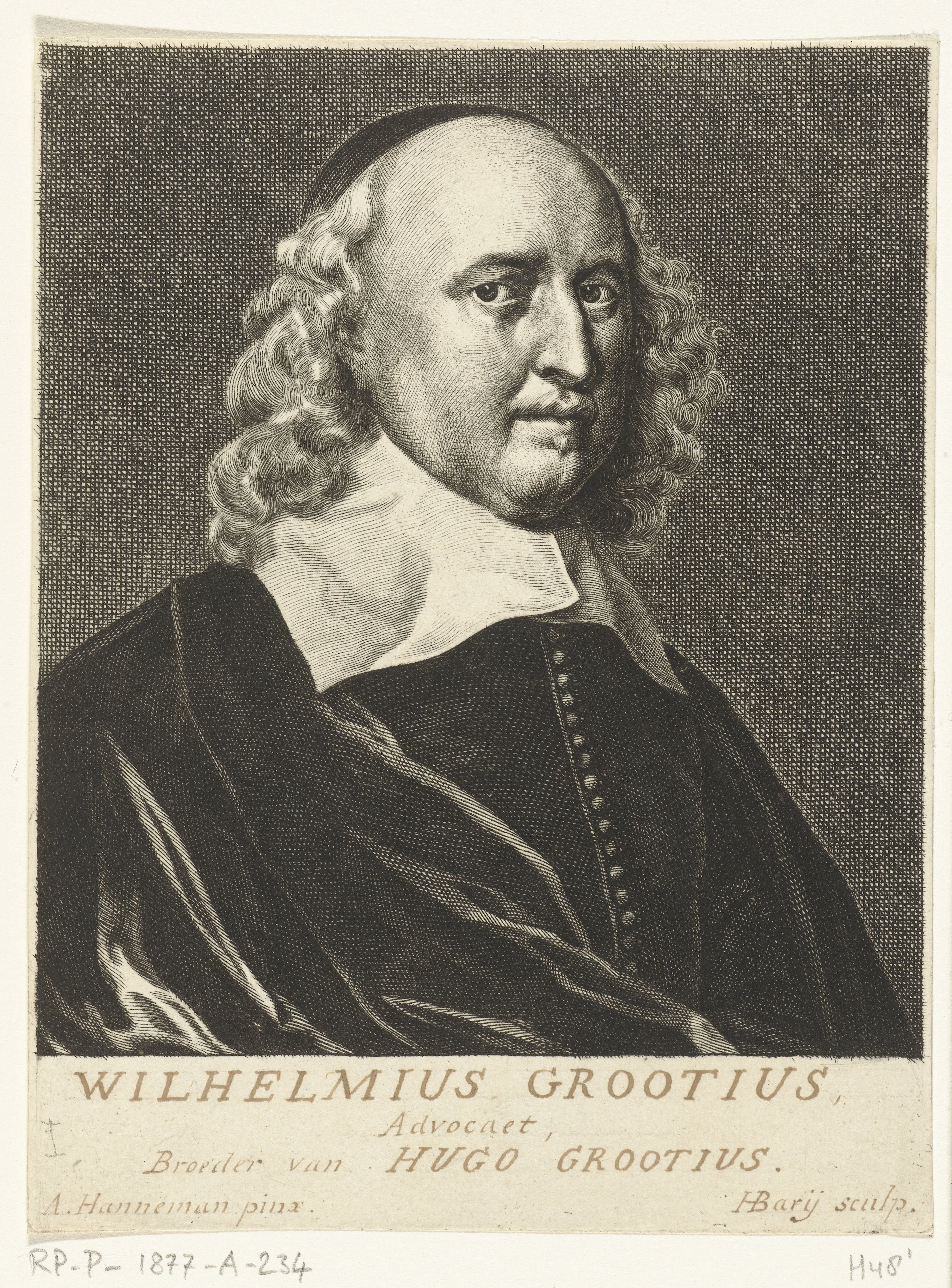 Portret van Willem de Groot