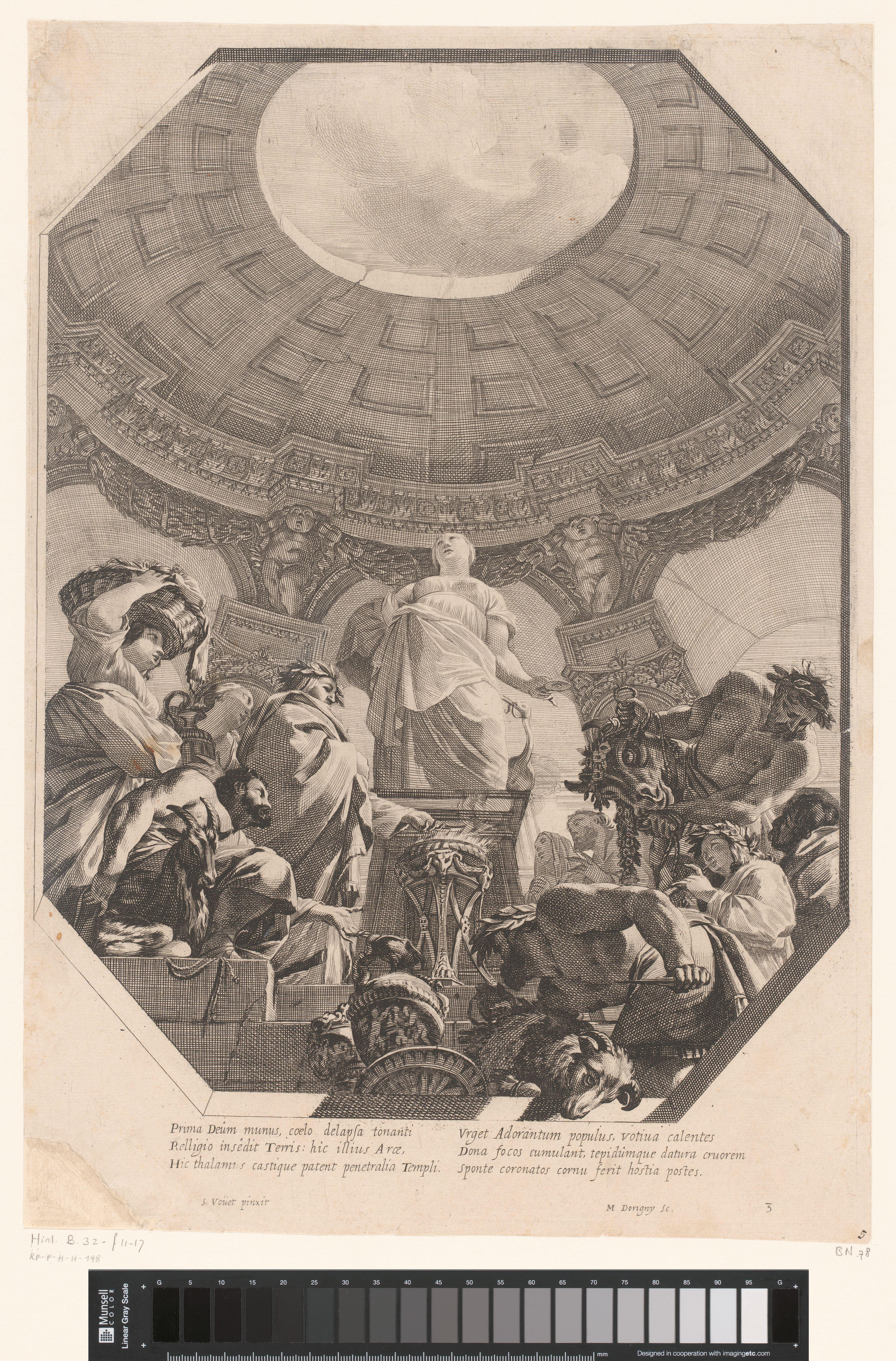 Offer voor het standbeeld van Justitia