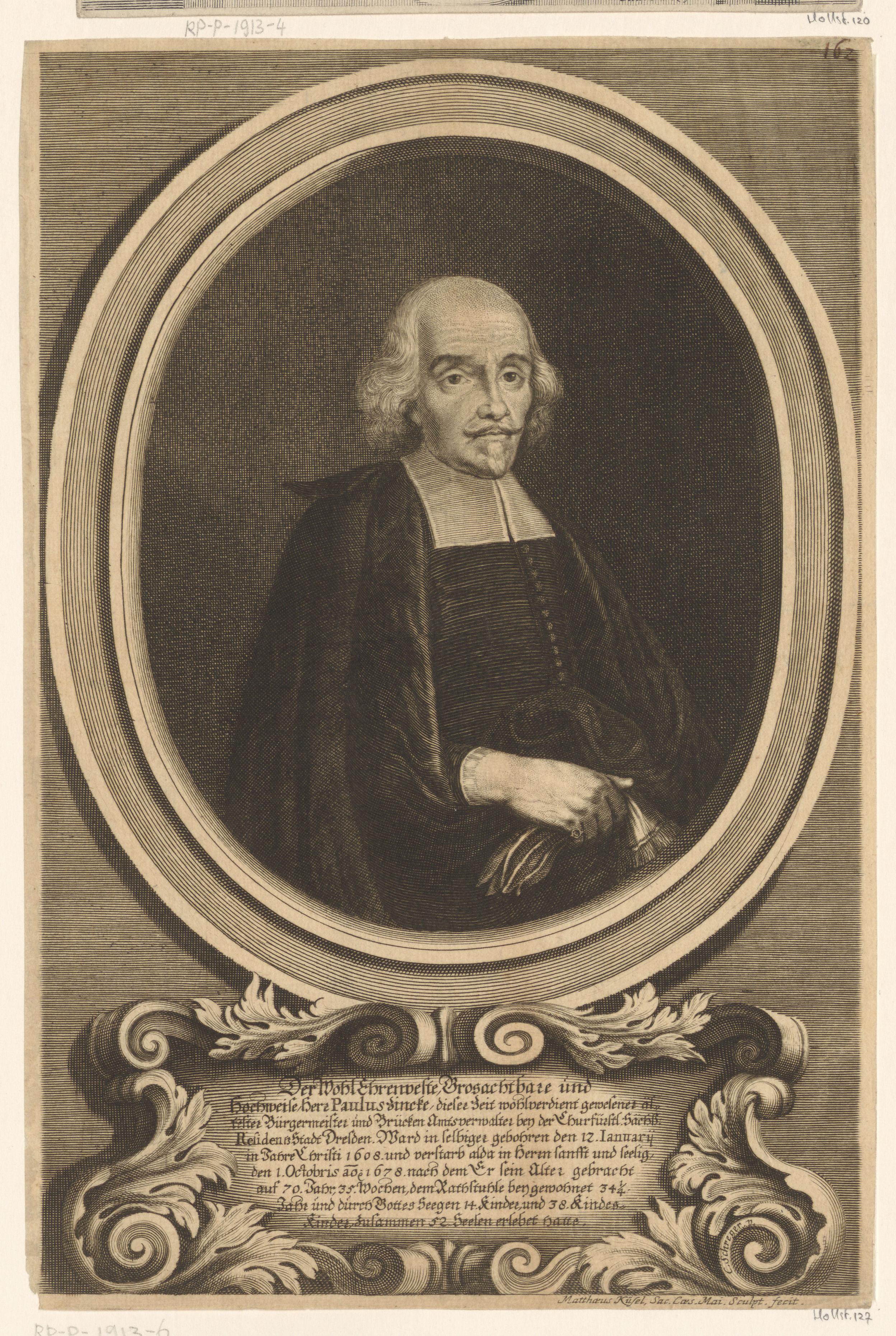 Portret van Paul Zincke